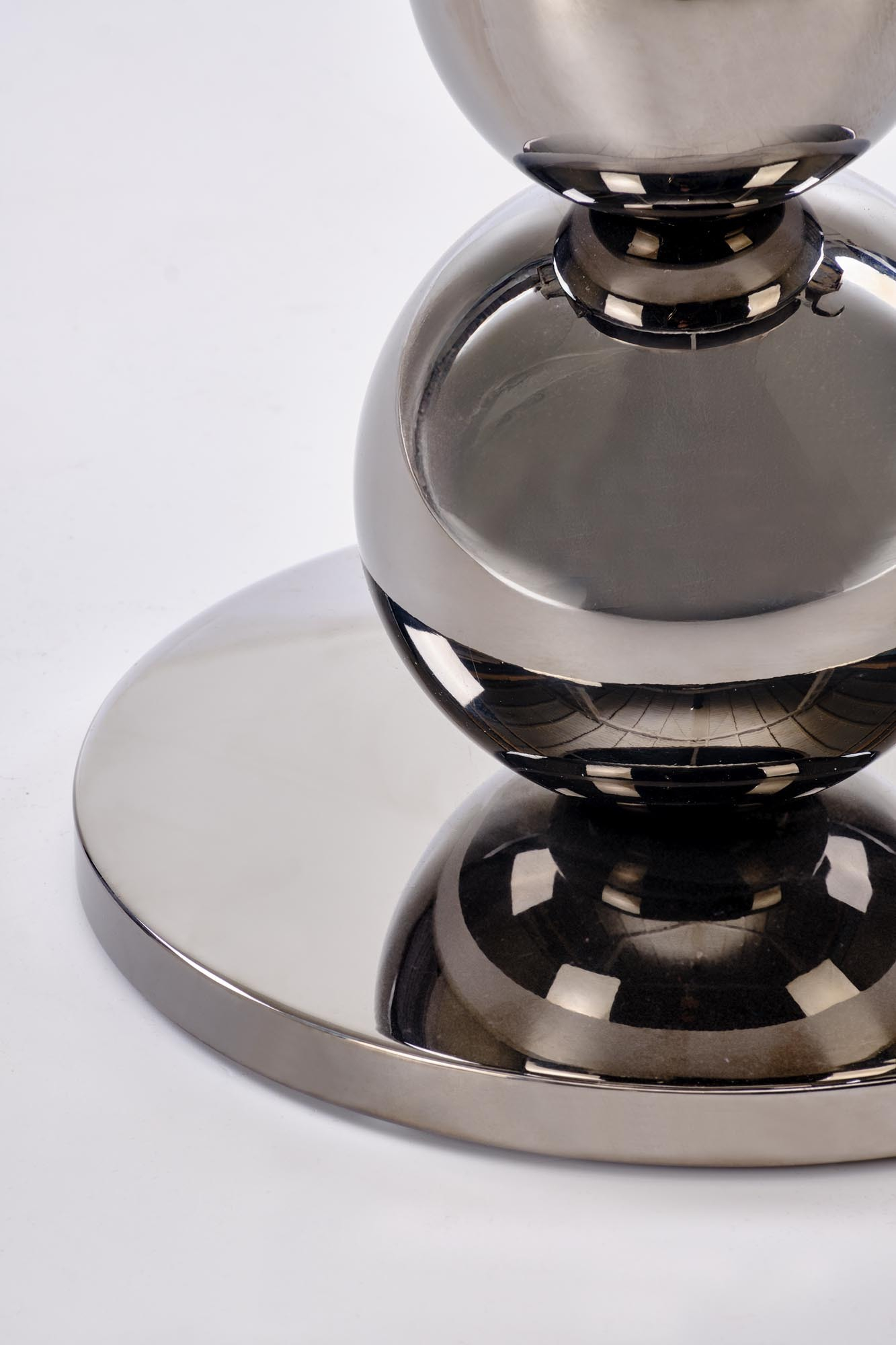 CARLA ława, czarny / srebrny