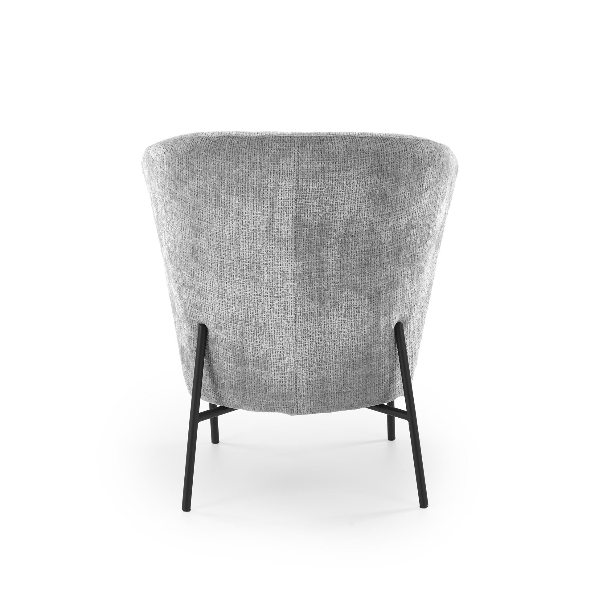 CEZAR fotel wypoczynkowy, popielaty