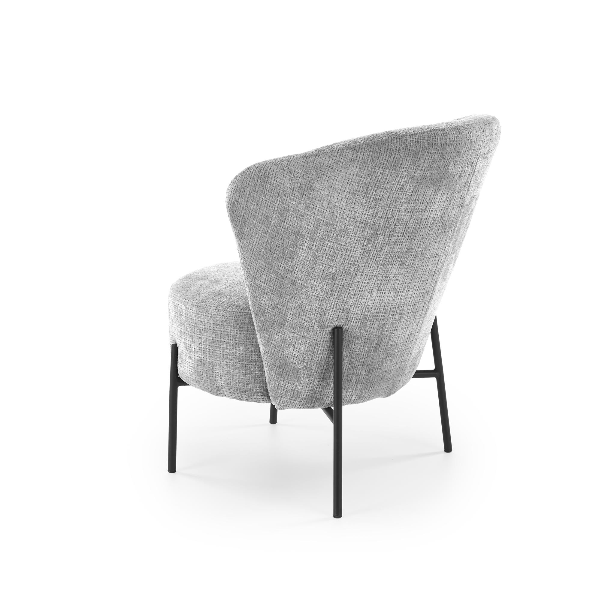 CEZAR fotel wypoczynkowy, popielaty