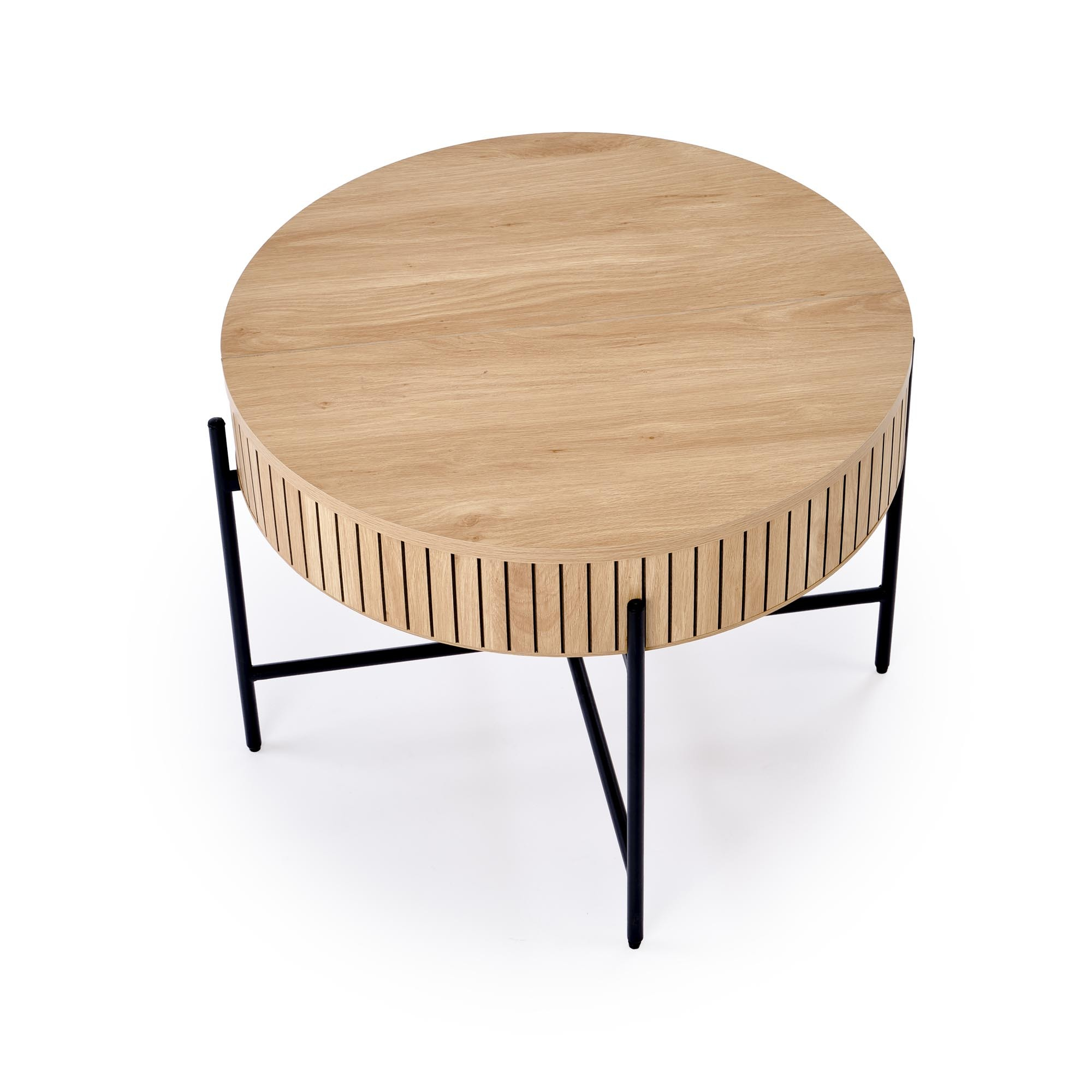 DANTE zestaw 2 ław, naturalny / czarny