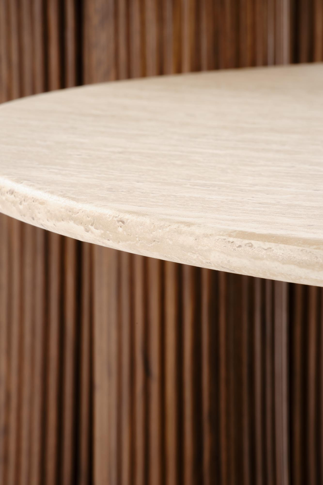 DOROTEA_S ława trawertyn / orzechowy