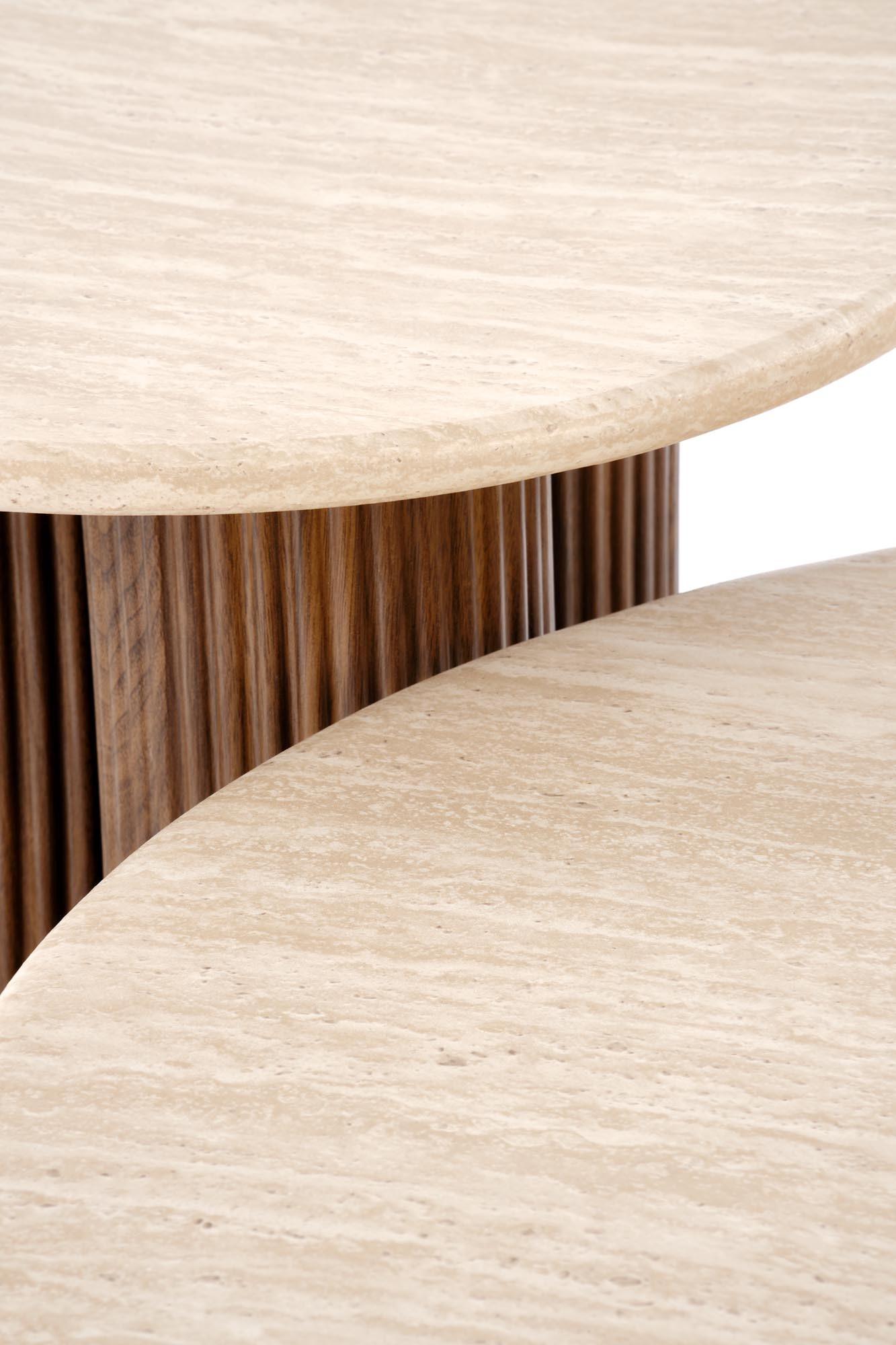 DOROTEA_S ława trawertyn / orzechowy