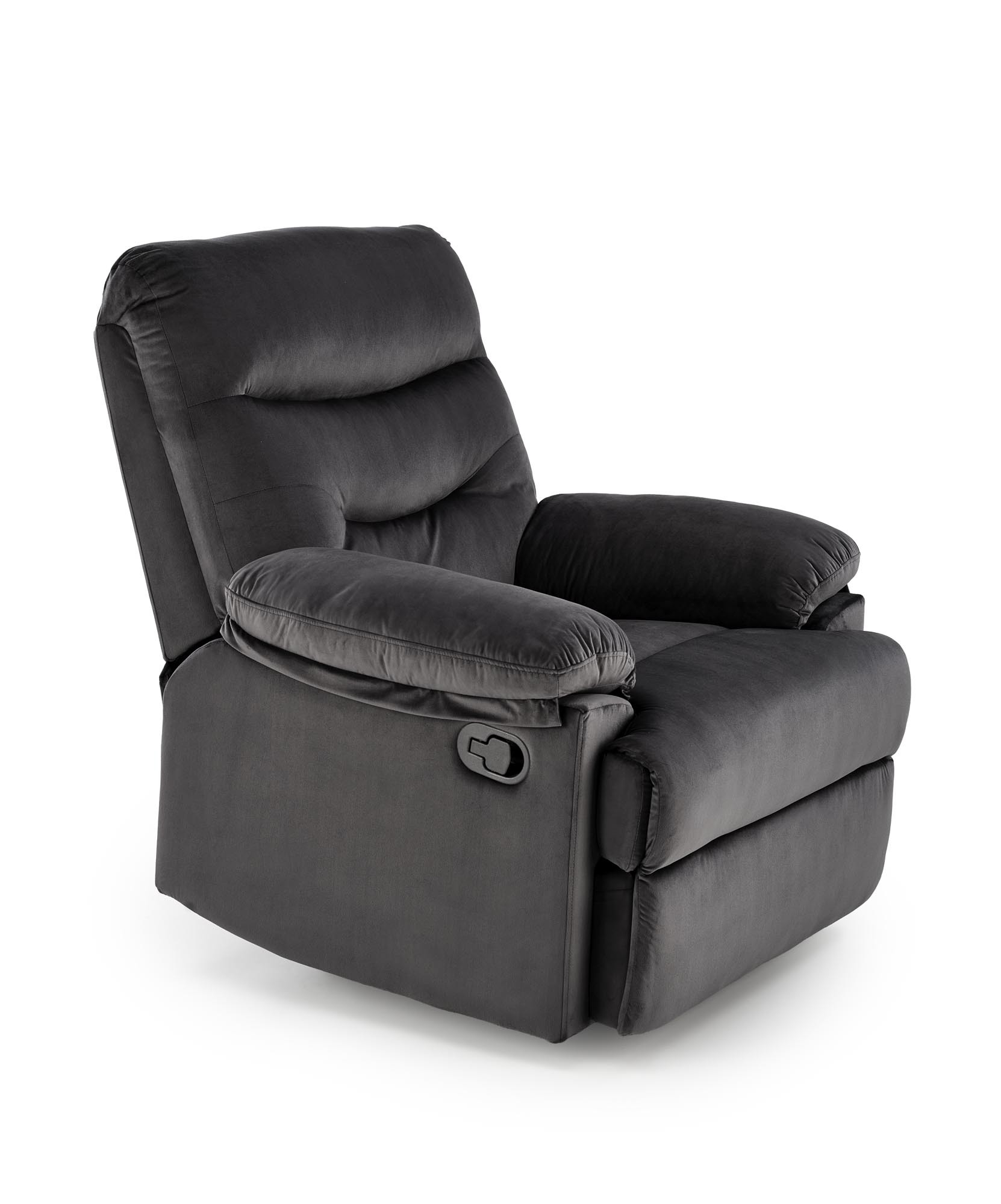 DRAGER fotel wypoczynkowy rozkładany czarny