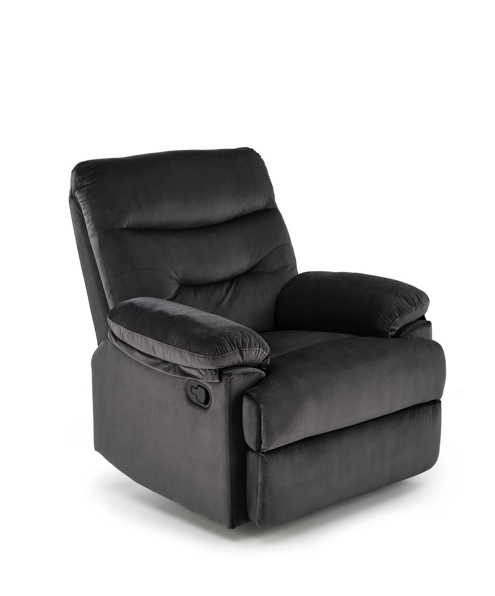 DRAGER fotel wypoczynkowy rozkładany czarny