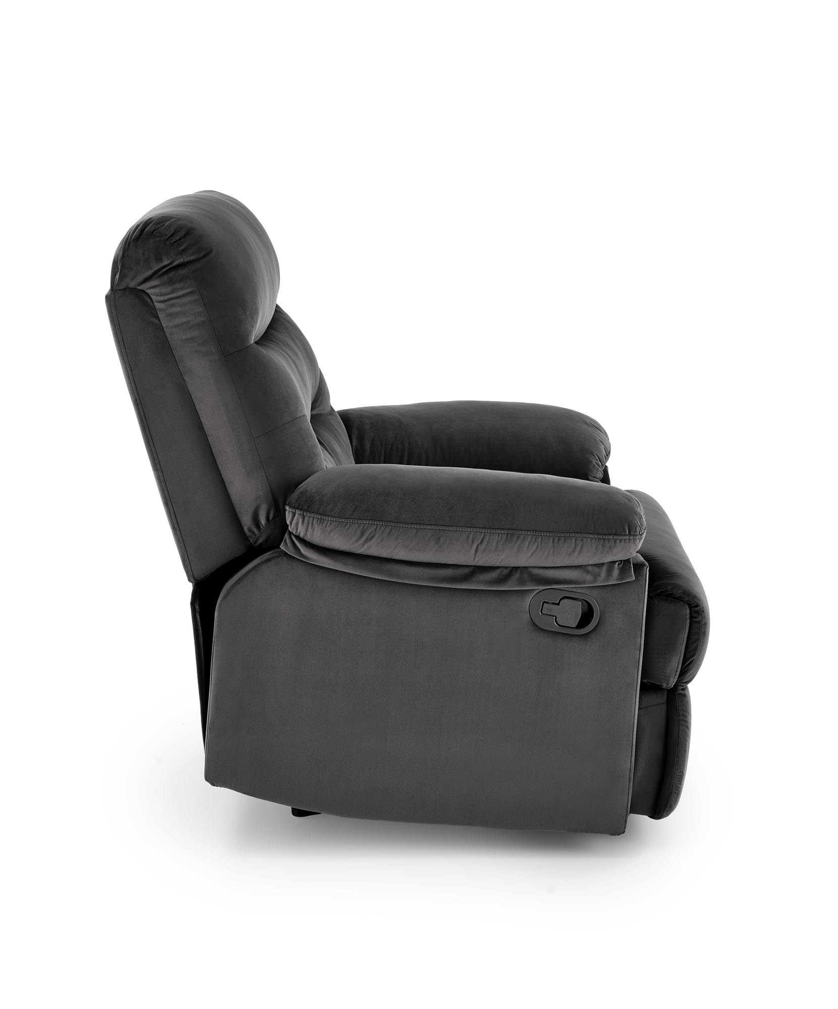 DRAGER fotel wypoczynkowy rozkładany czarny