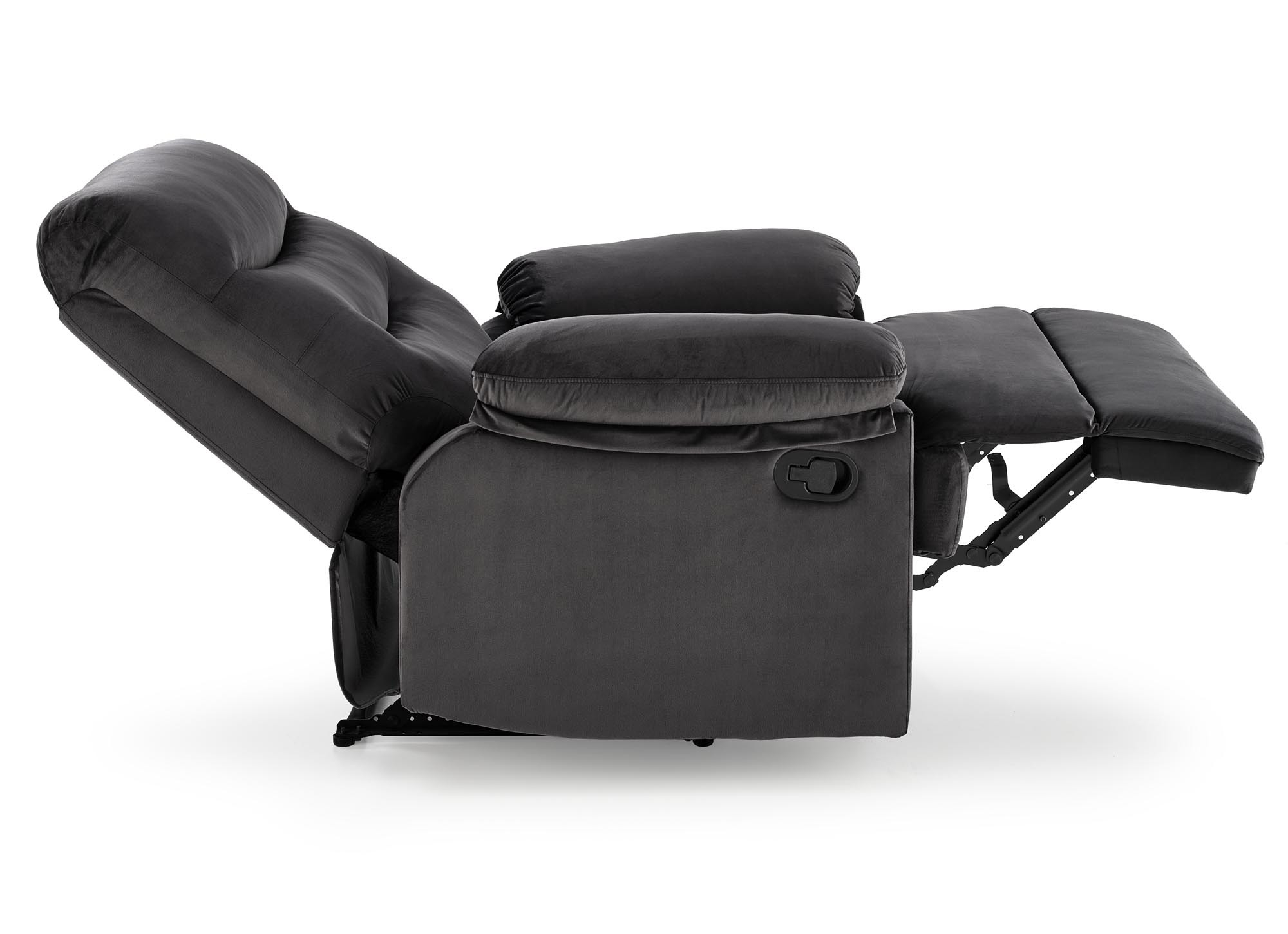 DRAGER fotel wypoczynkowy rozkładany czarny