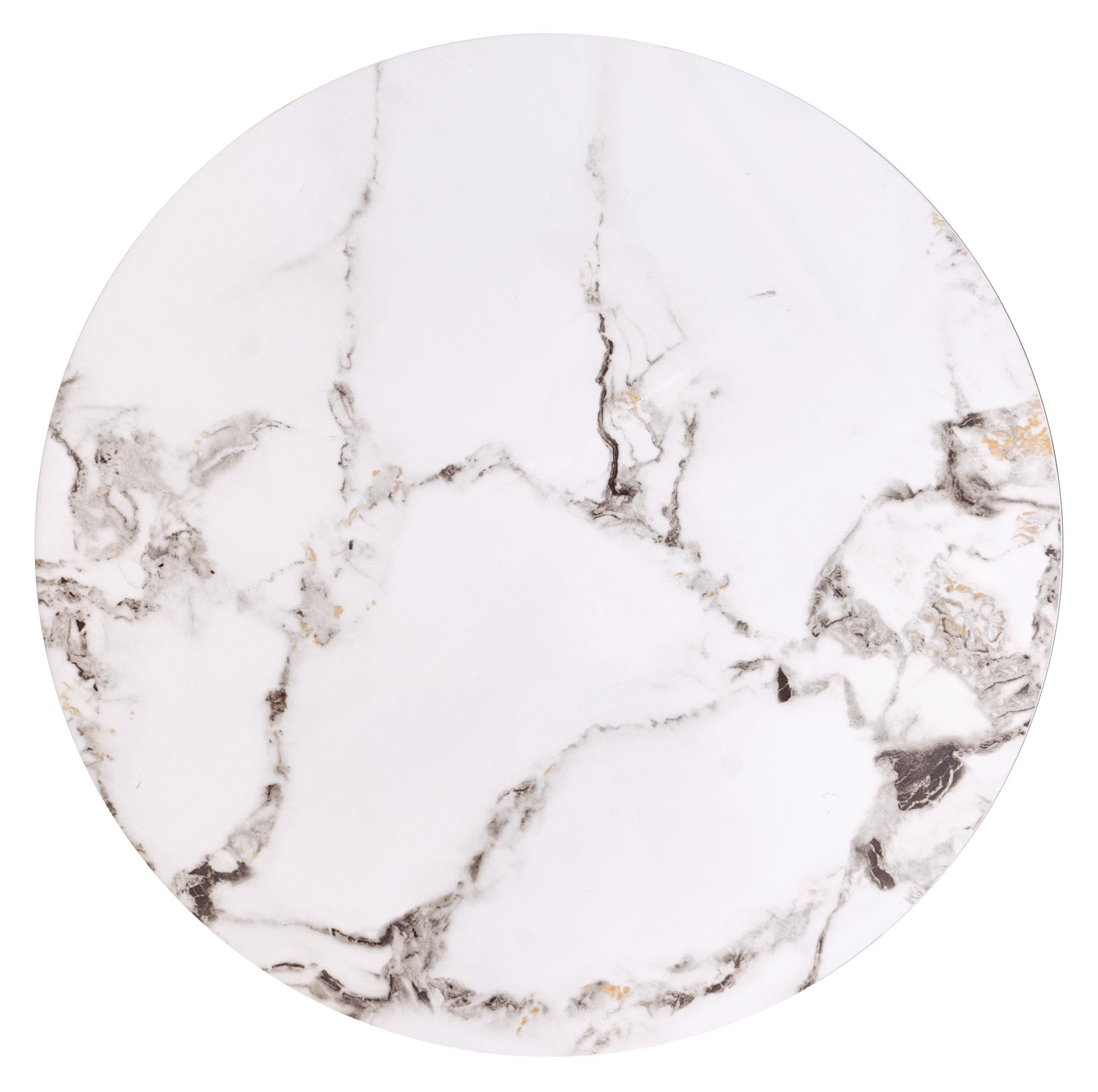 FATIMA zestaw 2 ław, biały marmur / czarny