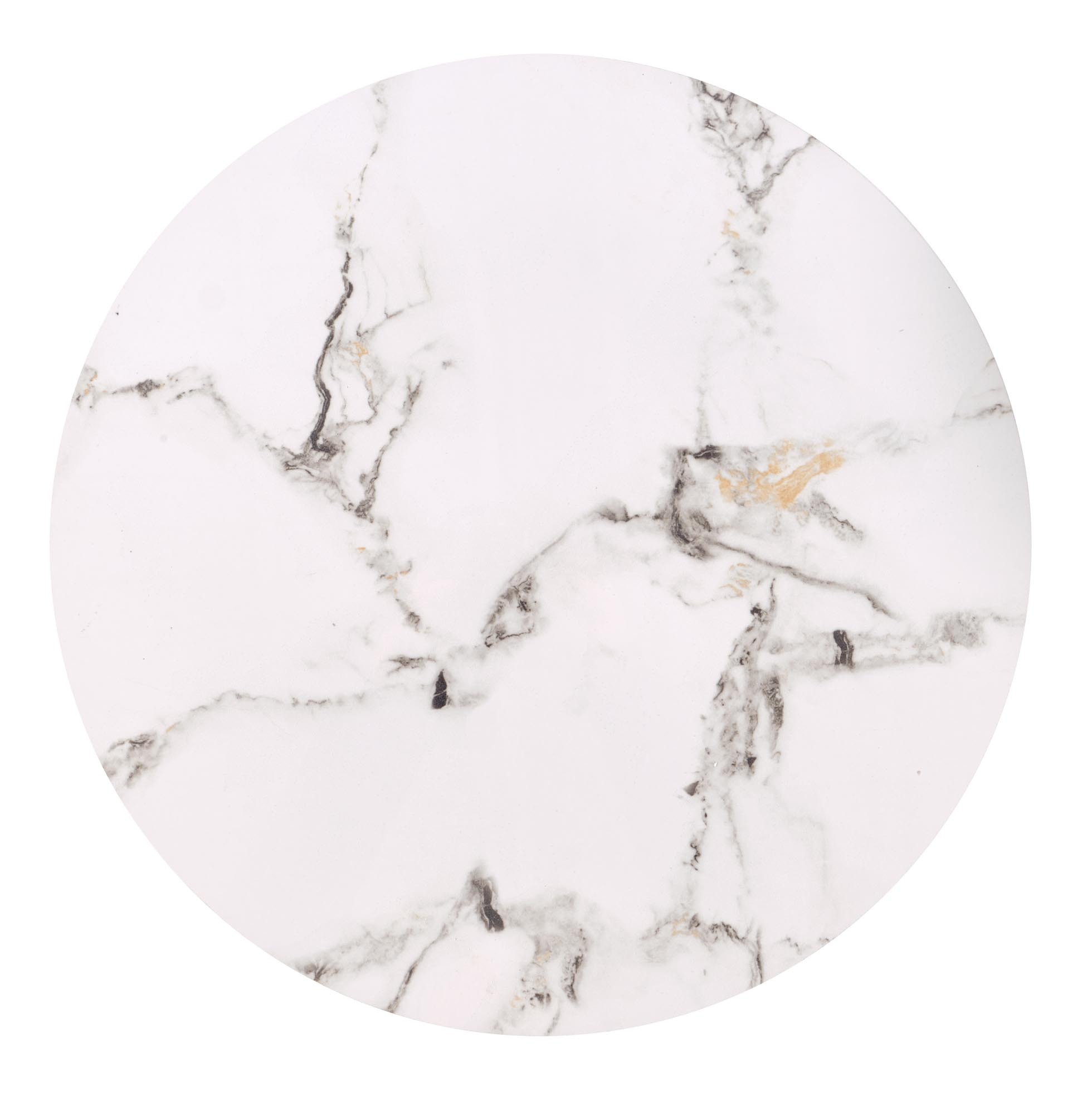 FATIMA zestaw 2 ław, biały marmur / czarny