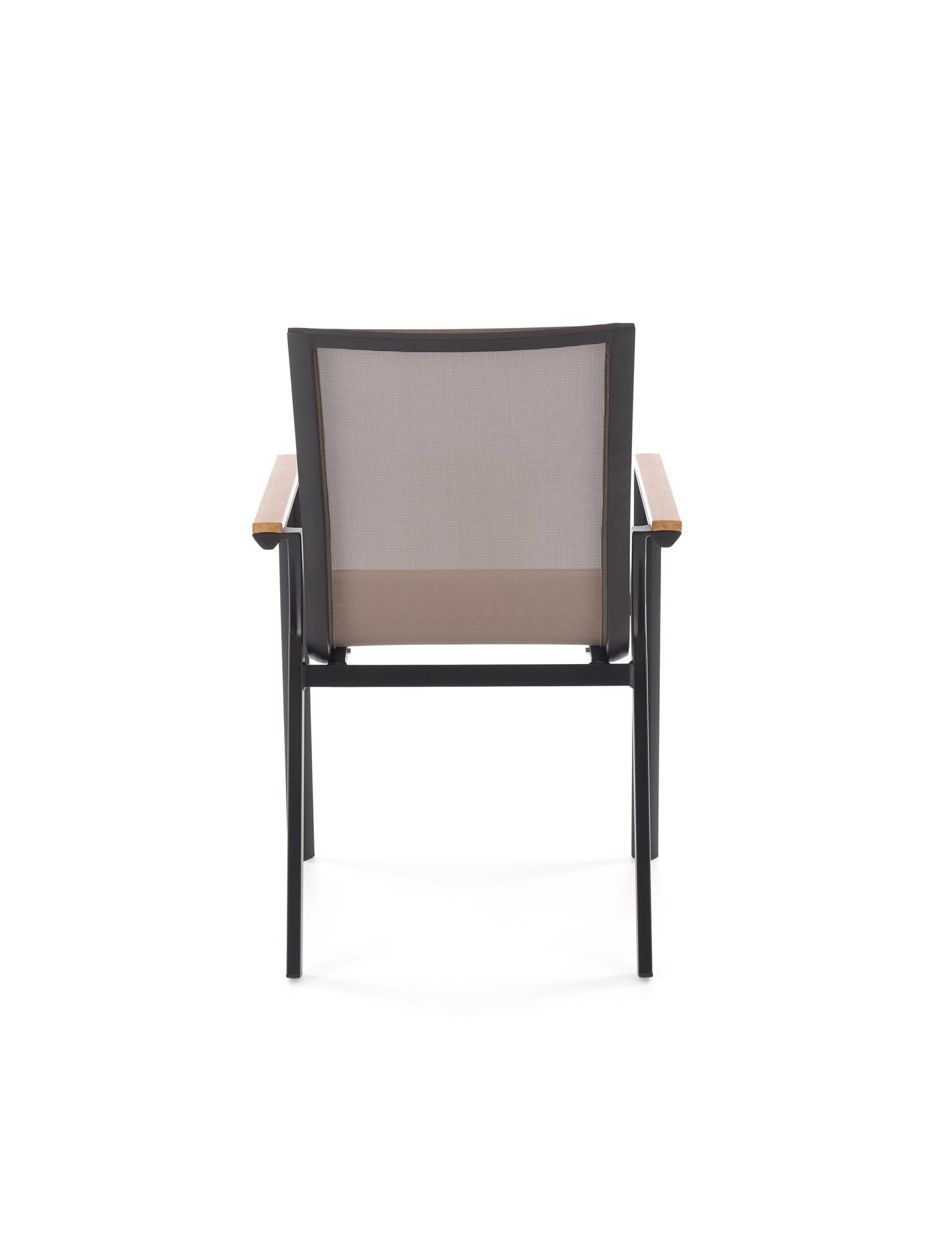 FIERRO krzesło, czarny / popielaty / brązowy