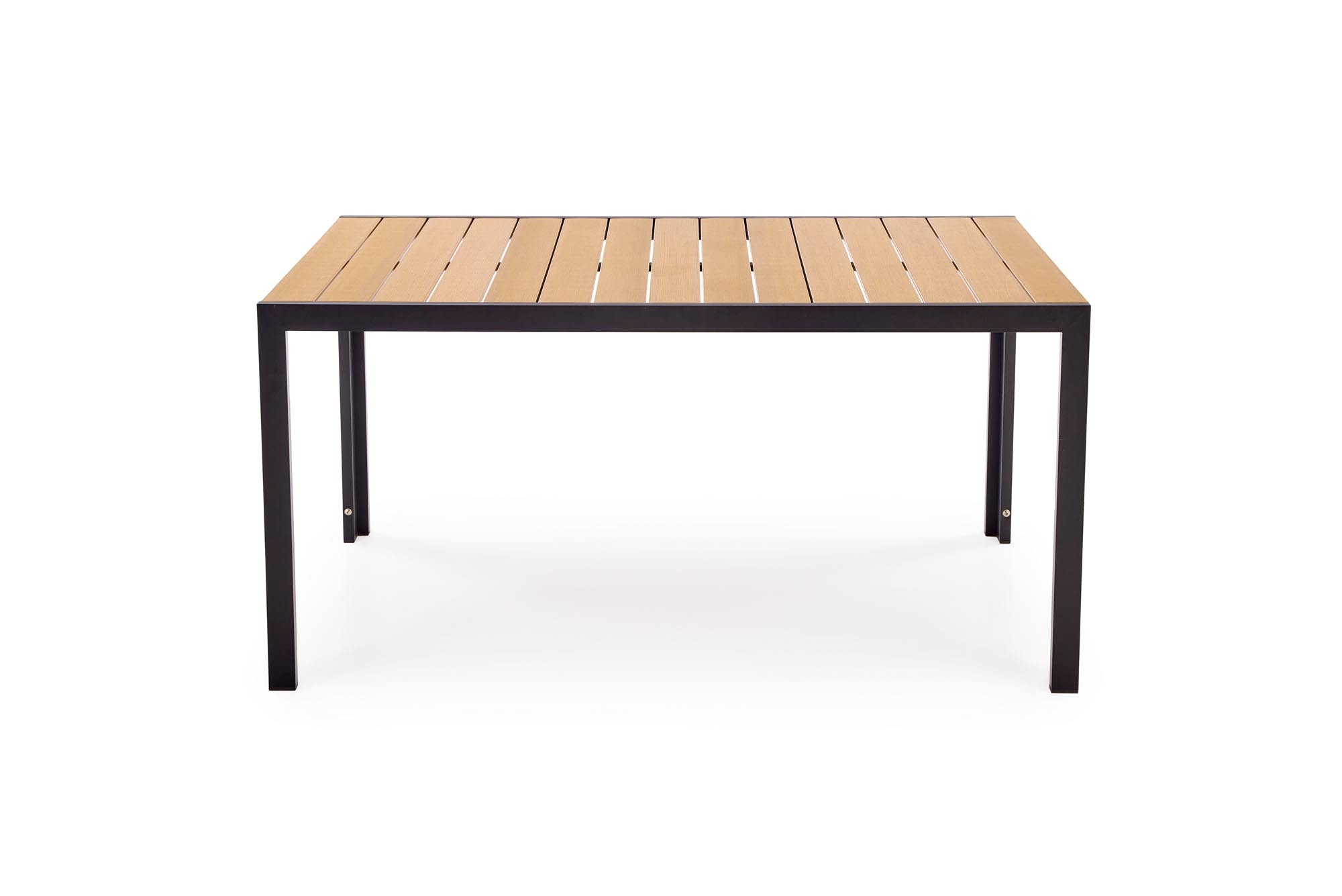 FIERRO  stół prostokątny, brązowy / czarny