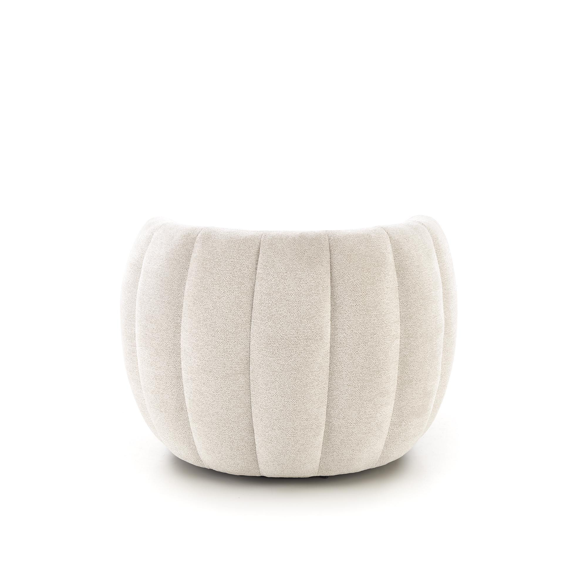 FRASER fotel wypoczynkowy obrotowy kremowy