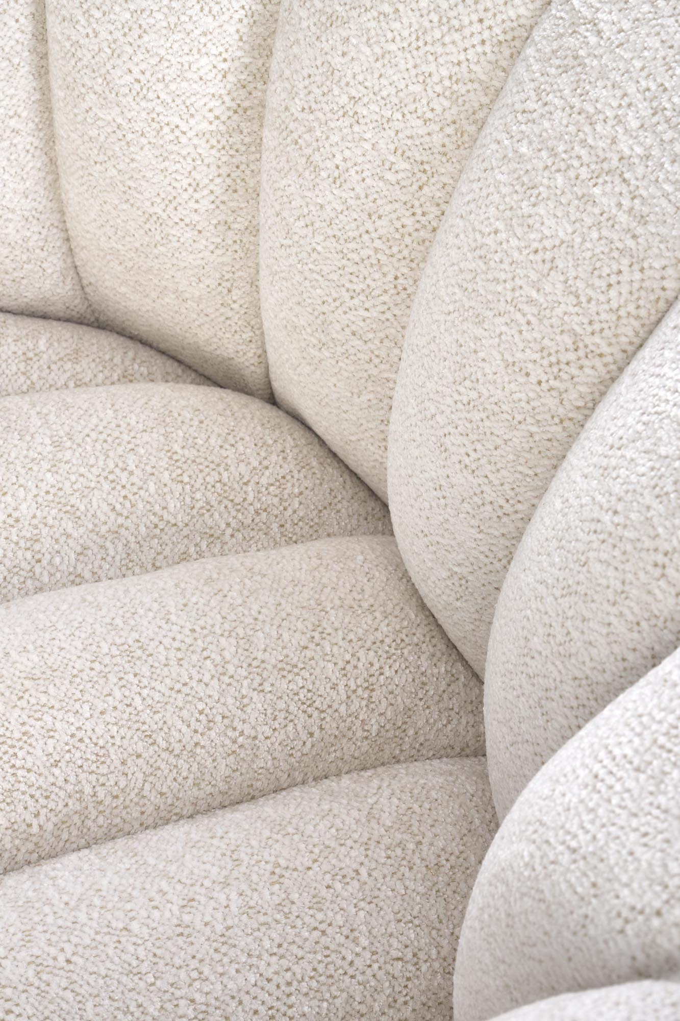 FRASER fotel wypoczynkowy obrotowy kremowy