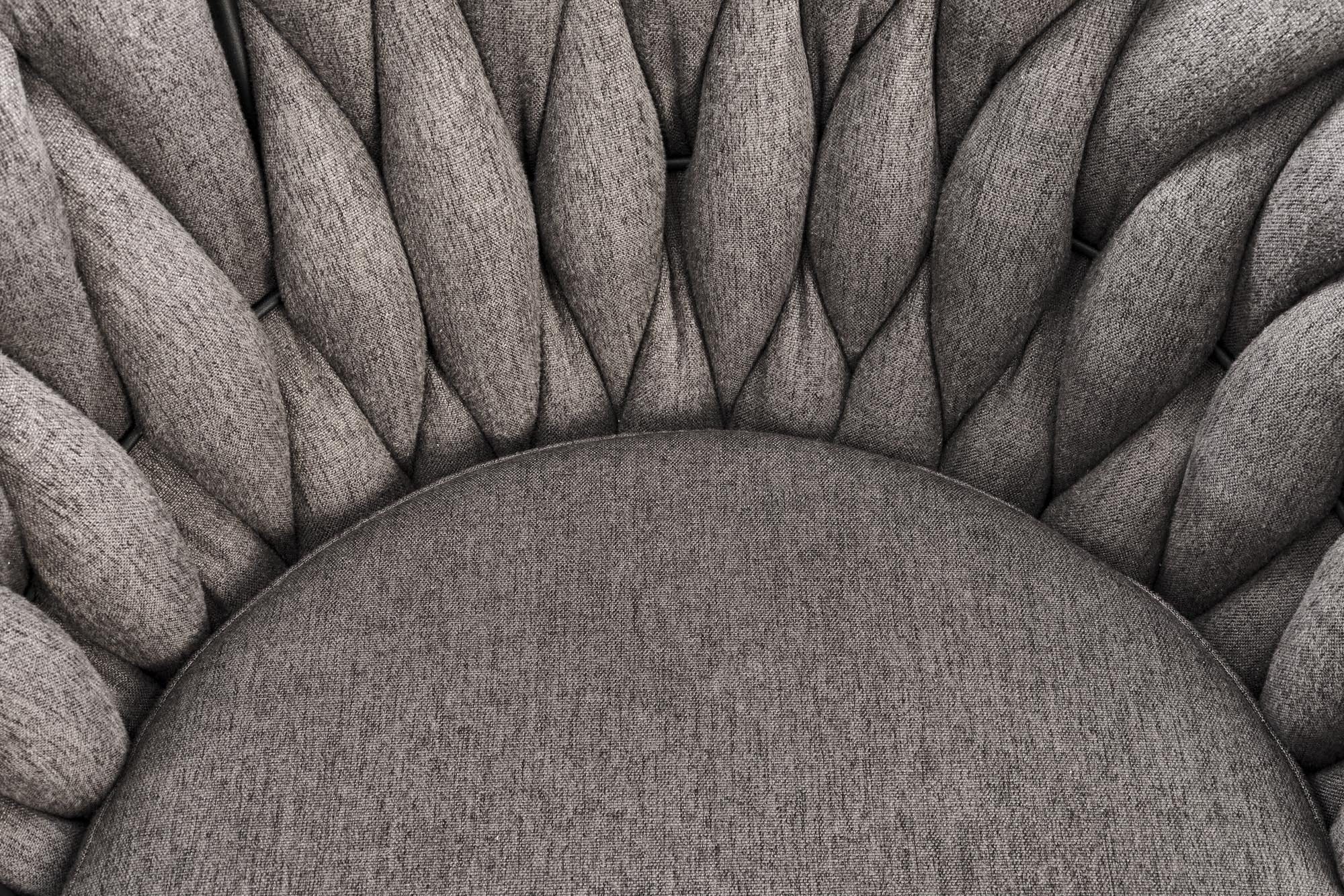 H125 hoker, nogi - czarny, siedzisko - popielaty