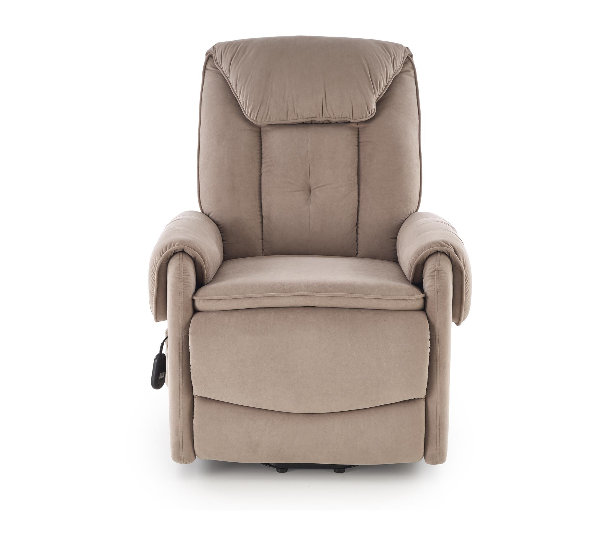 HORTON fotel wypoczynkowy  z elektrycznym rozkładaniem i funkcją pionizacji beżowy