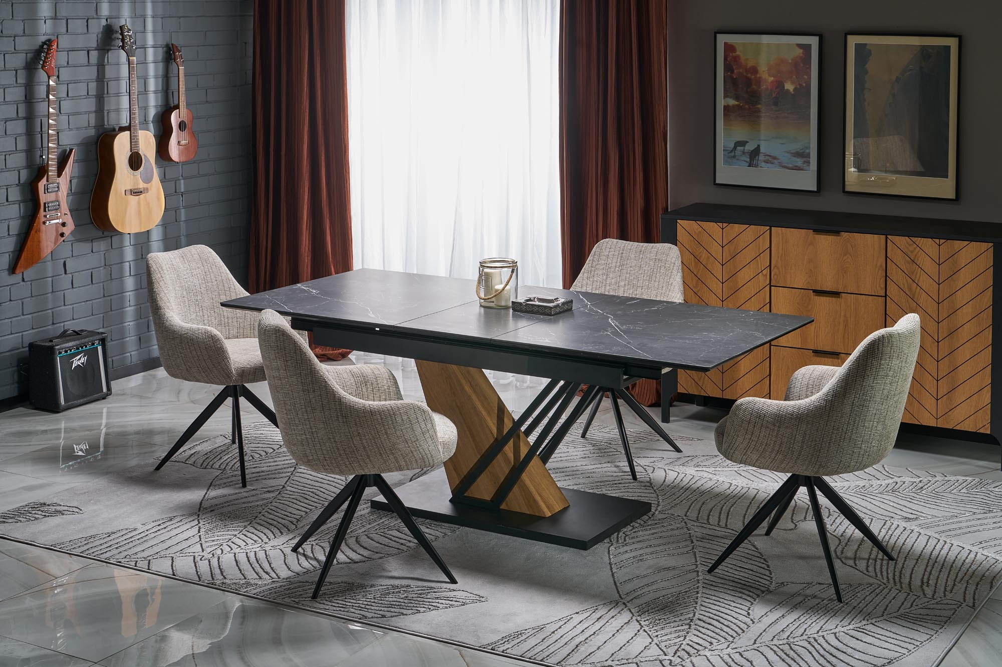 K564 krzesło beżowy  obrotowe