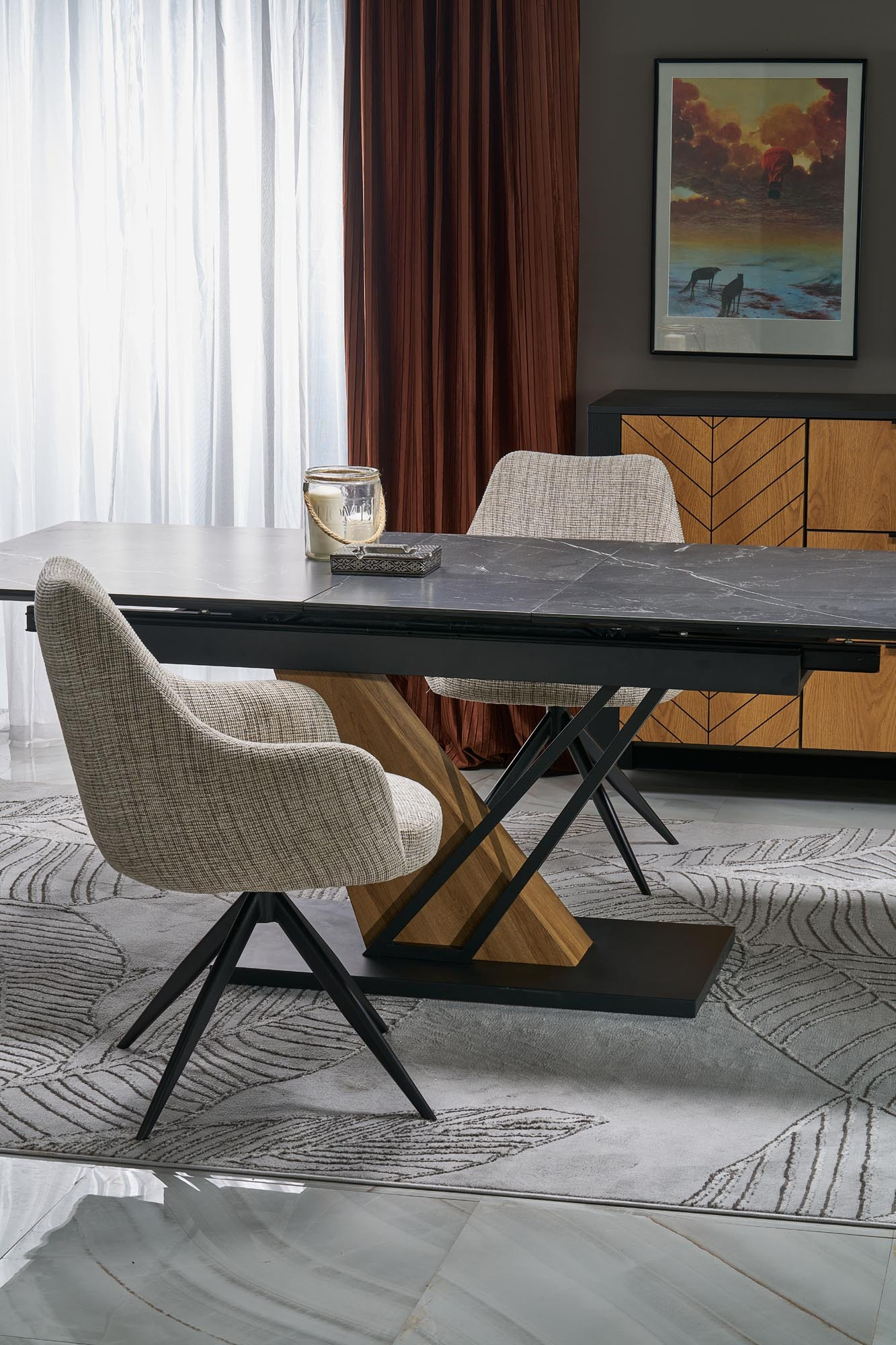 K564 krzesło beżowy  obrotowe