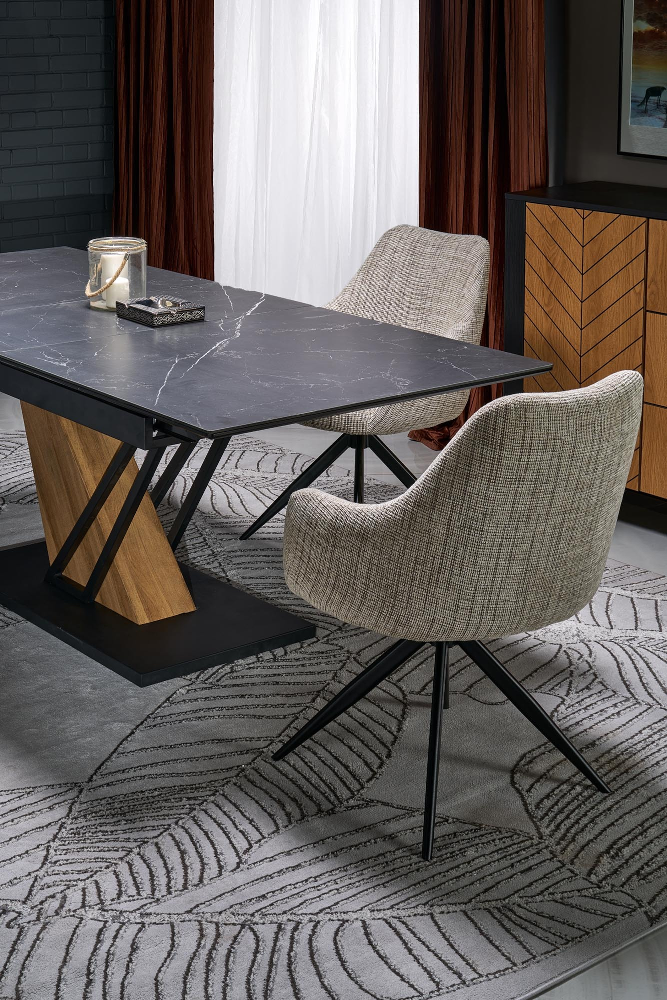 K564 krzesło beżowy  obrotowe