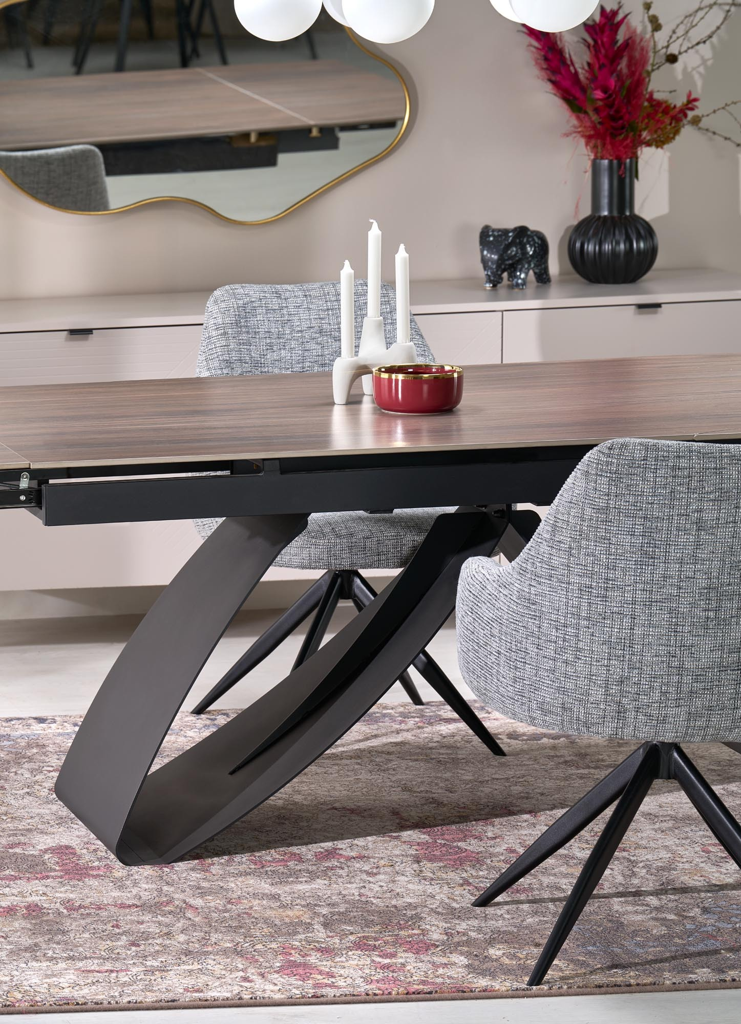 K564 krzesło popielaty obrotowe