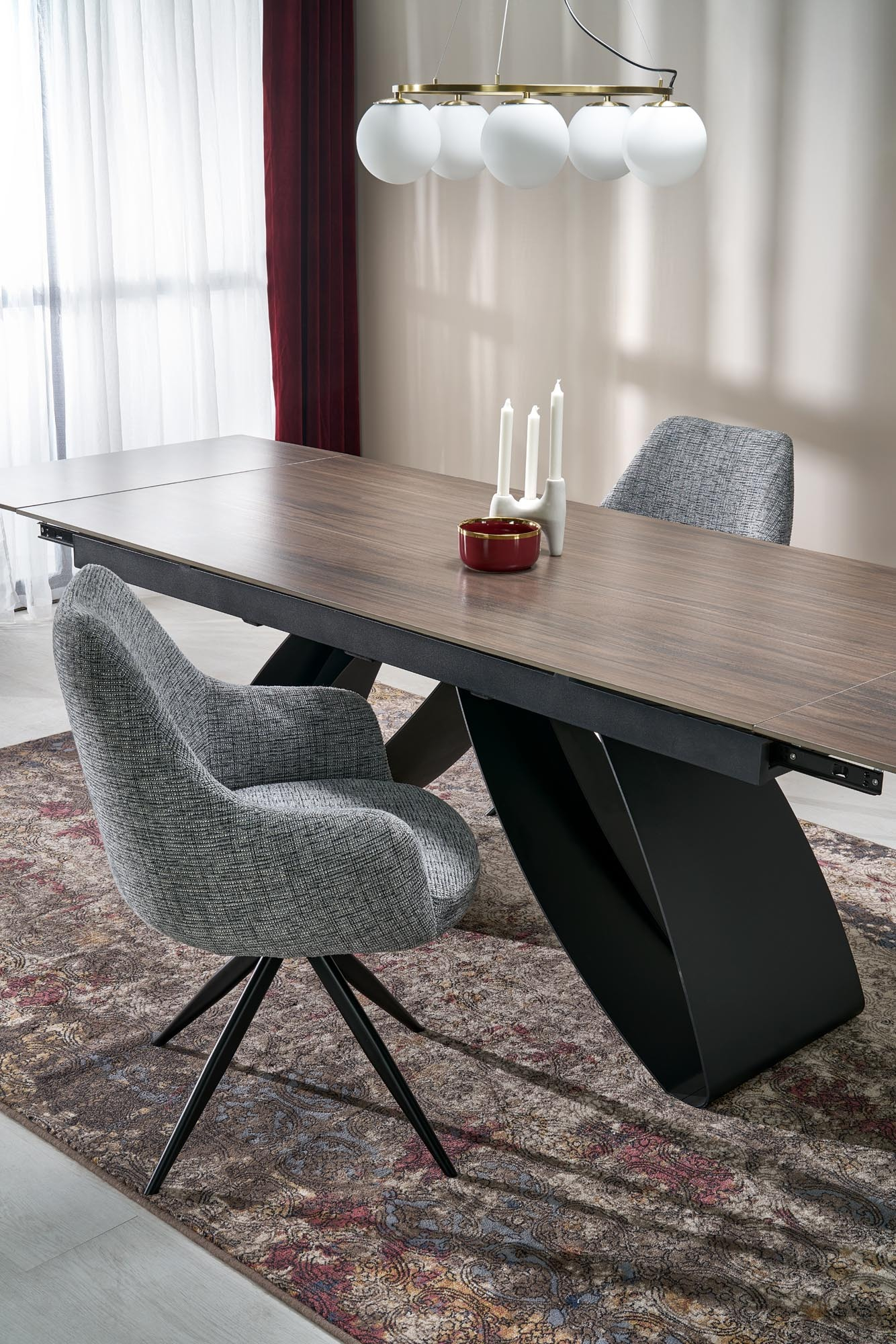 K564 krzesło popielaty obrotowe