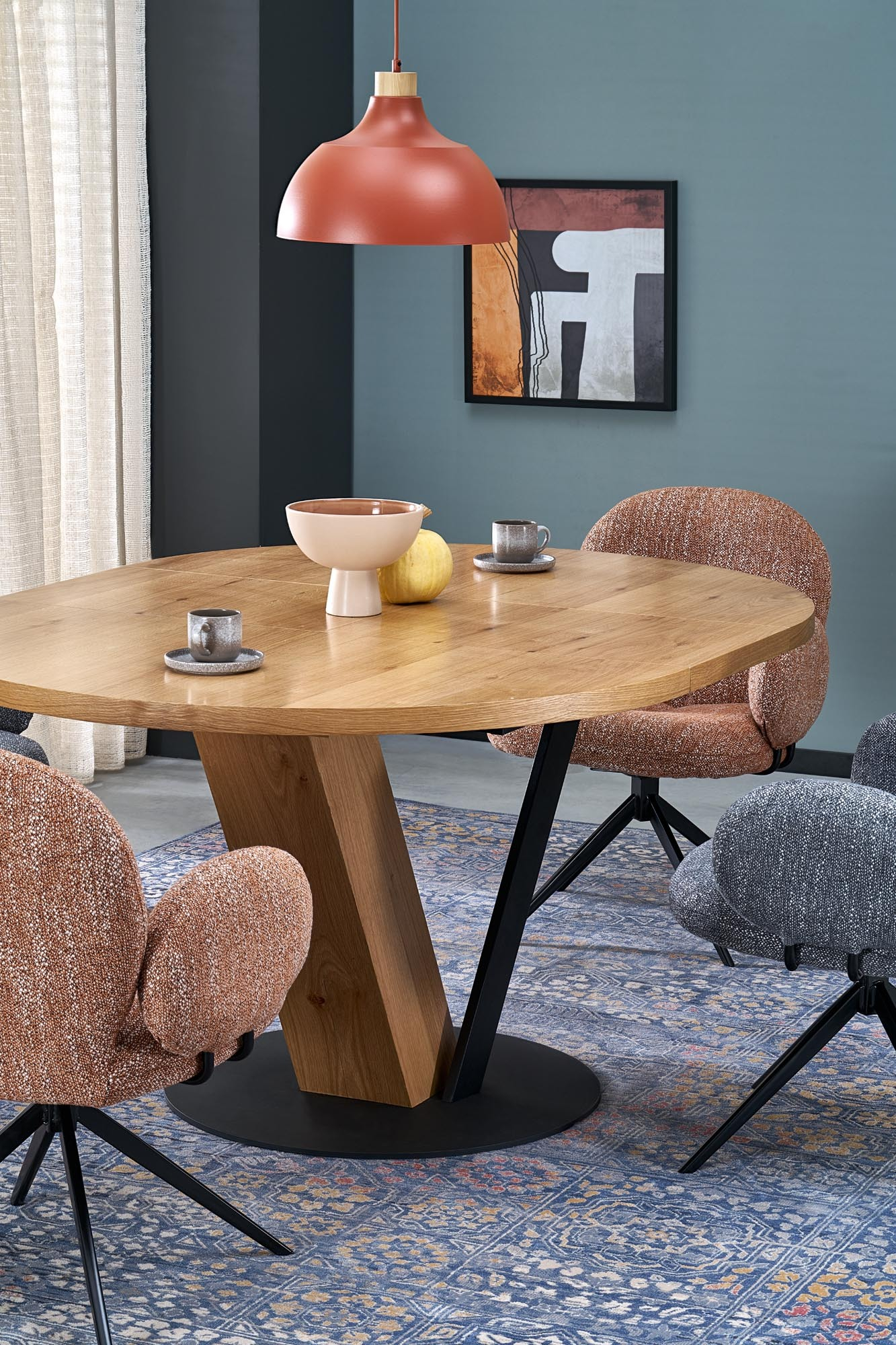 K568 krzesło obrotowe cynamonowy