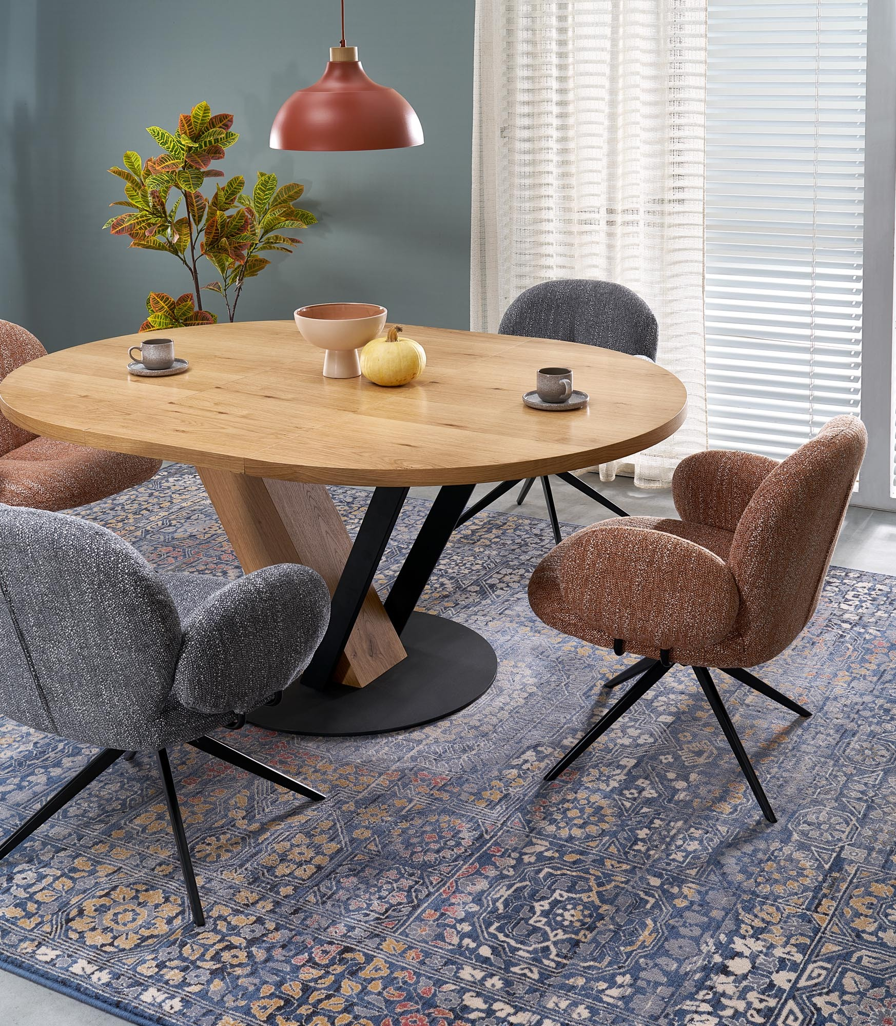 K568 krzesło obrotowe popielaty