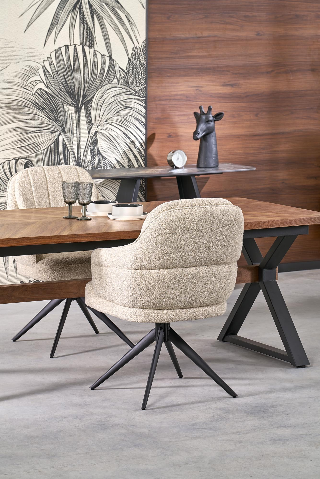 K570 krzesło Obrotowe kolor beżowy