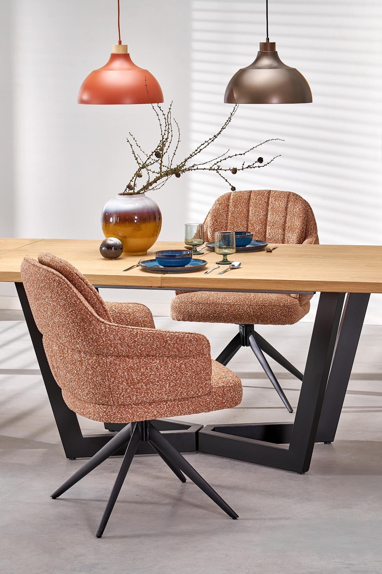 K570 krzesło obrotowe cynamonowy