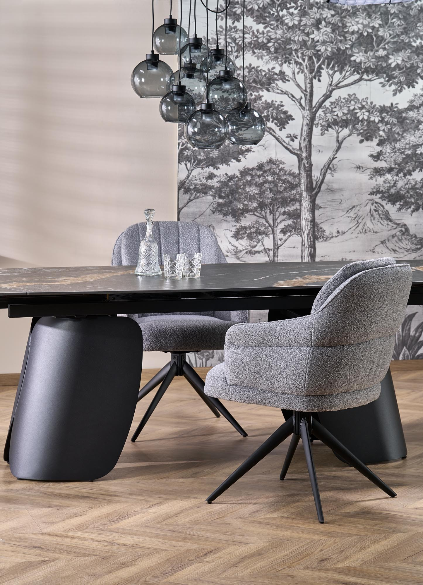 K570 krzesło popielaty