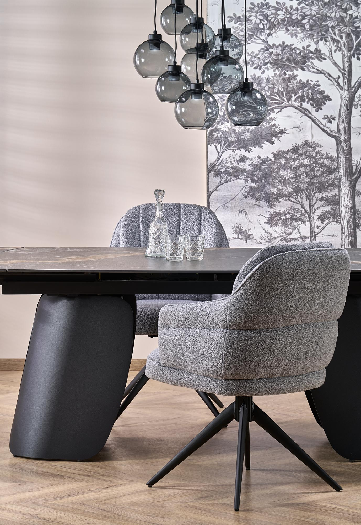 K570 krzesło popielaty