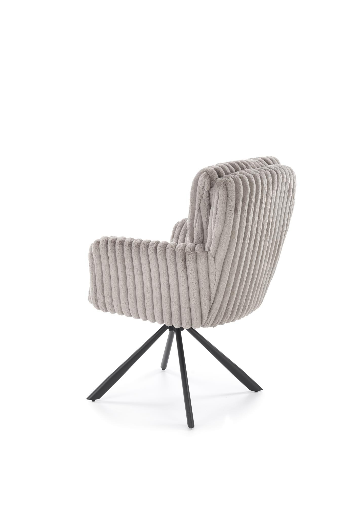 K572 krzesło obrotowe kolor popielaty