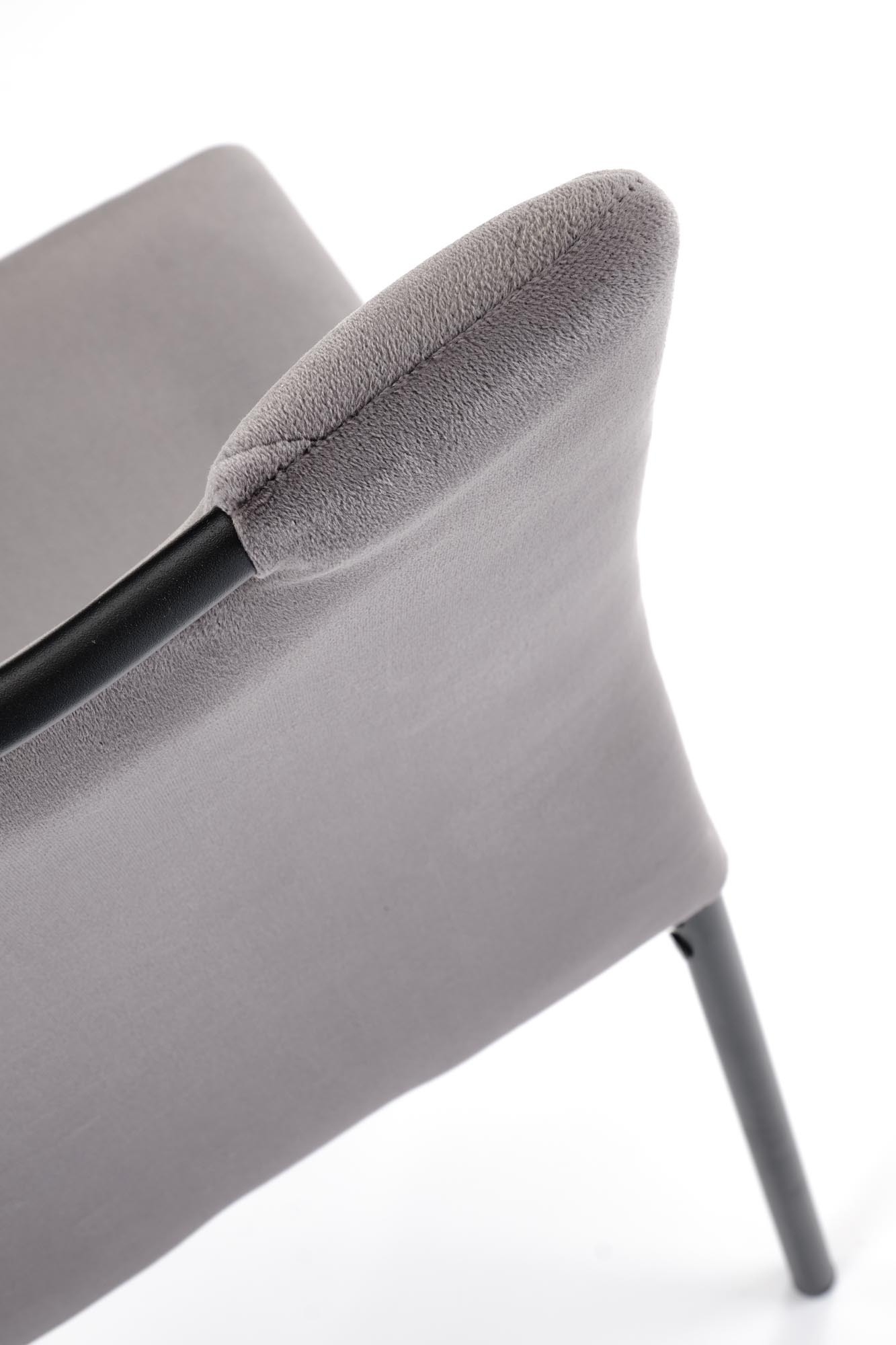 K577 krzesło kolor popielaty / czarny