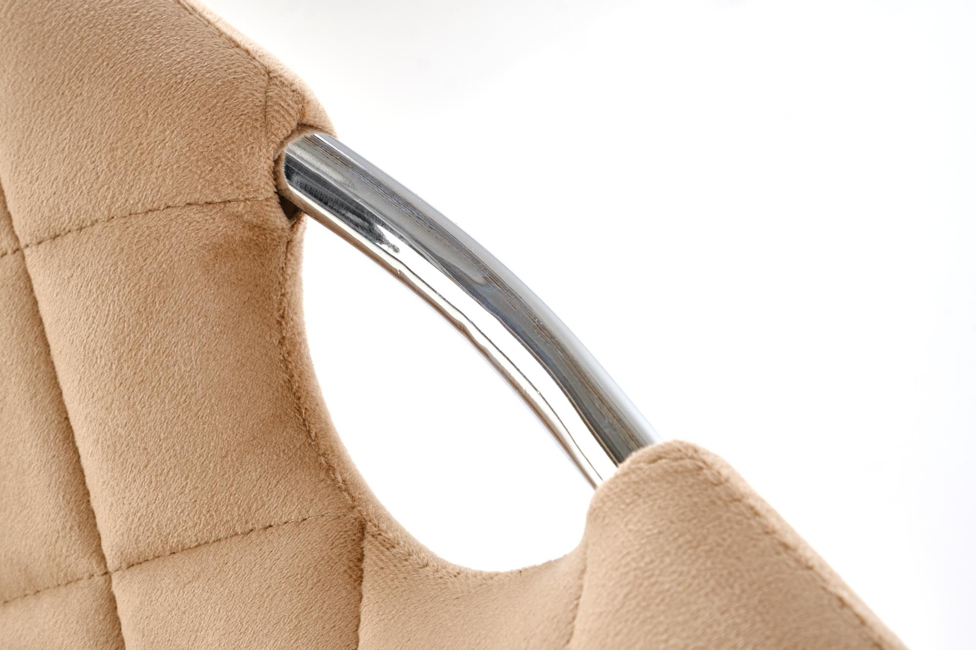 K578 krzesło kolor beżowy / srebrny