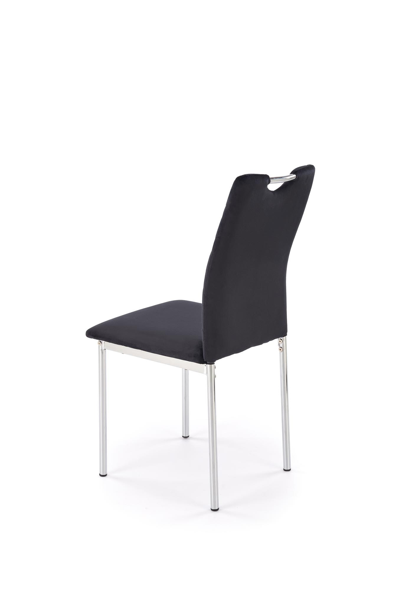 K578 krzesło kolor czarny / srebrny