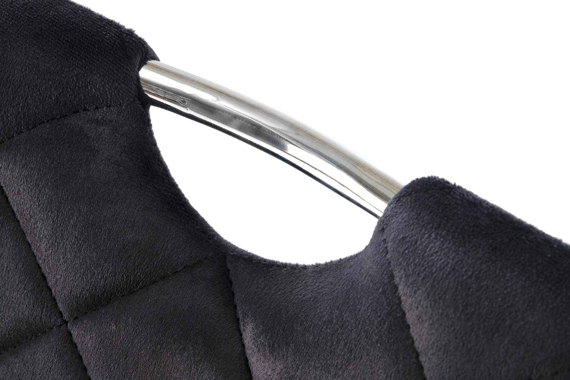 K578 krzesło kolor czarny / srebrny