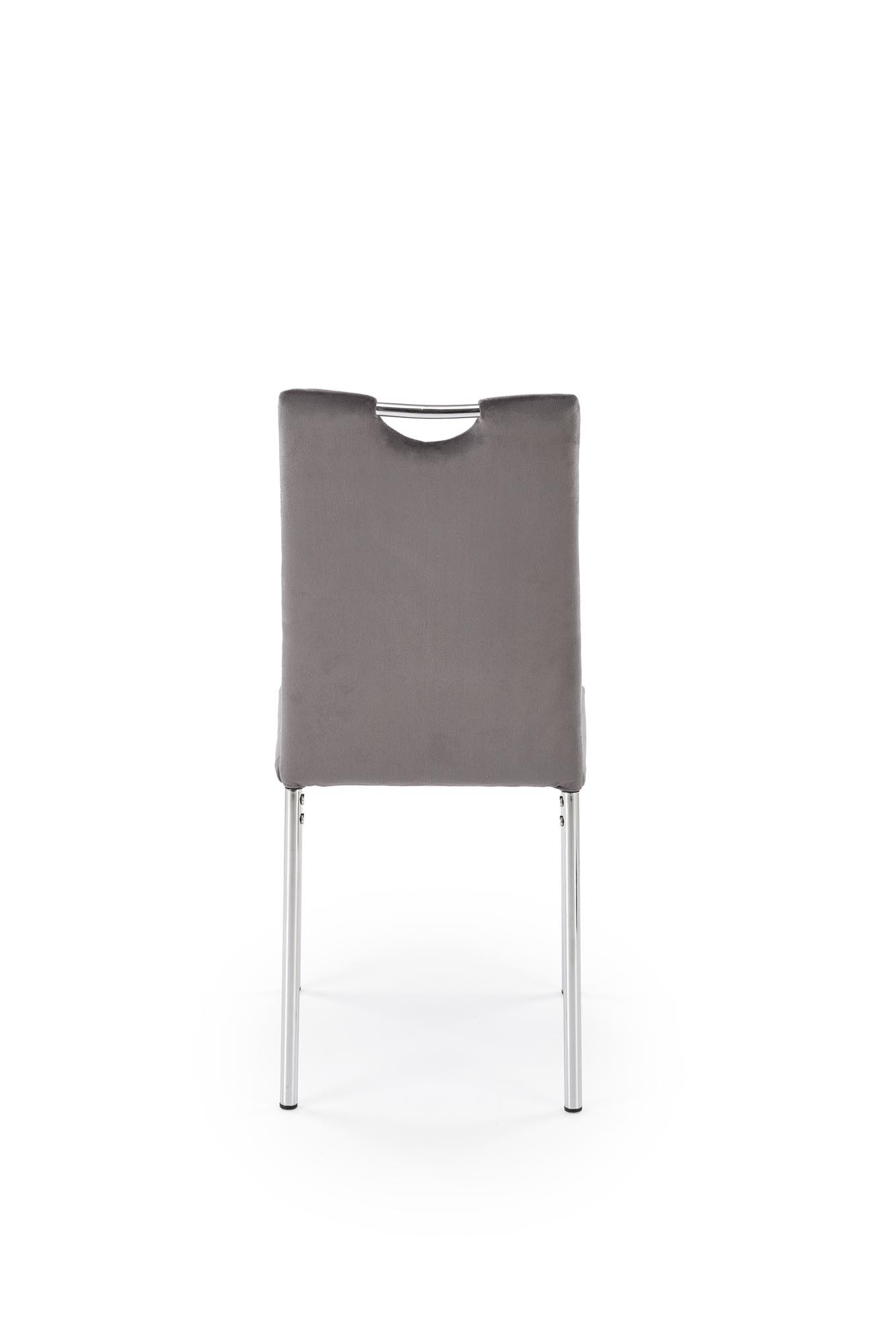 K578 krzesło kolor popielaty / srebrny