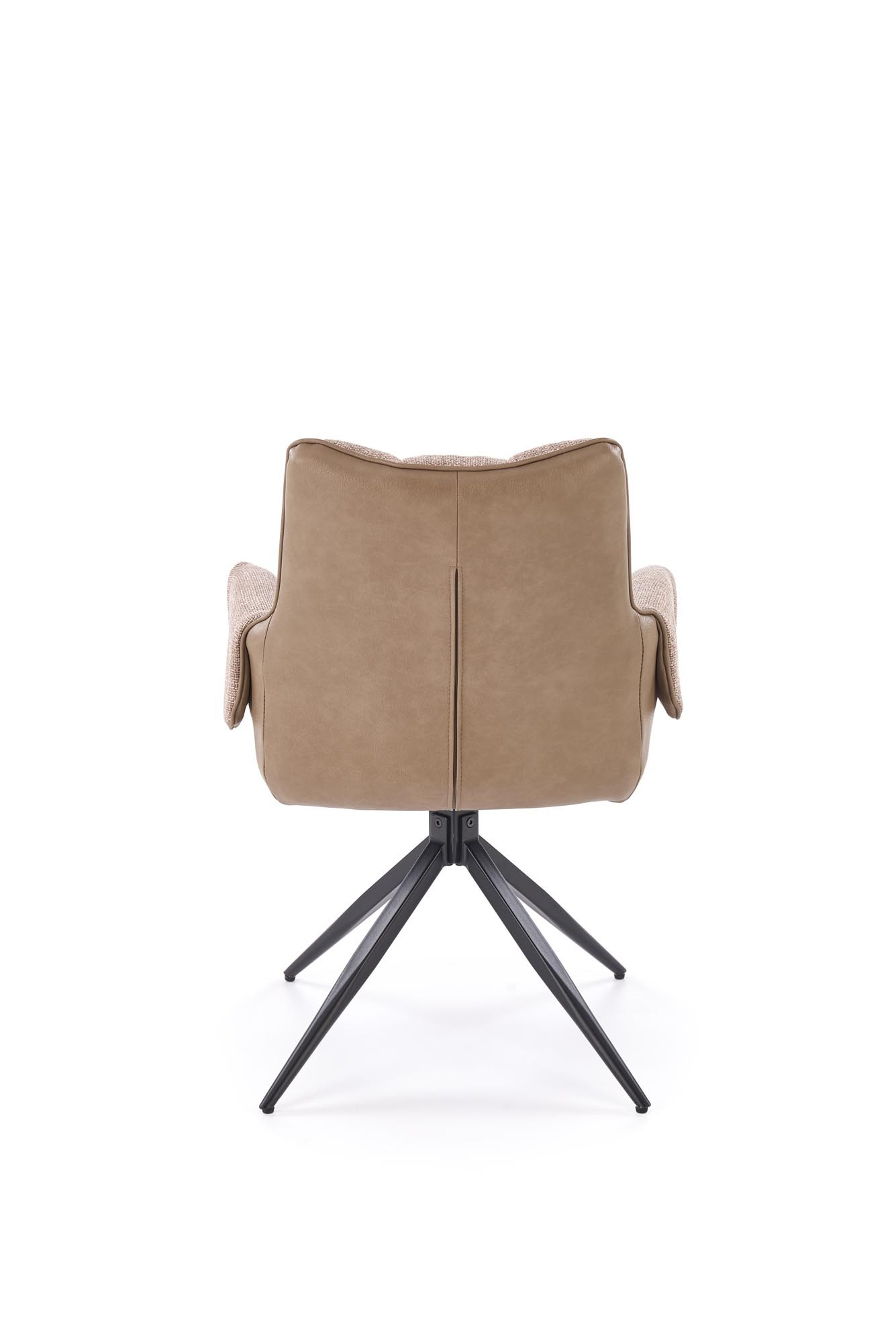 K579 krzesło z funkcją obrotu kolor brązowy