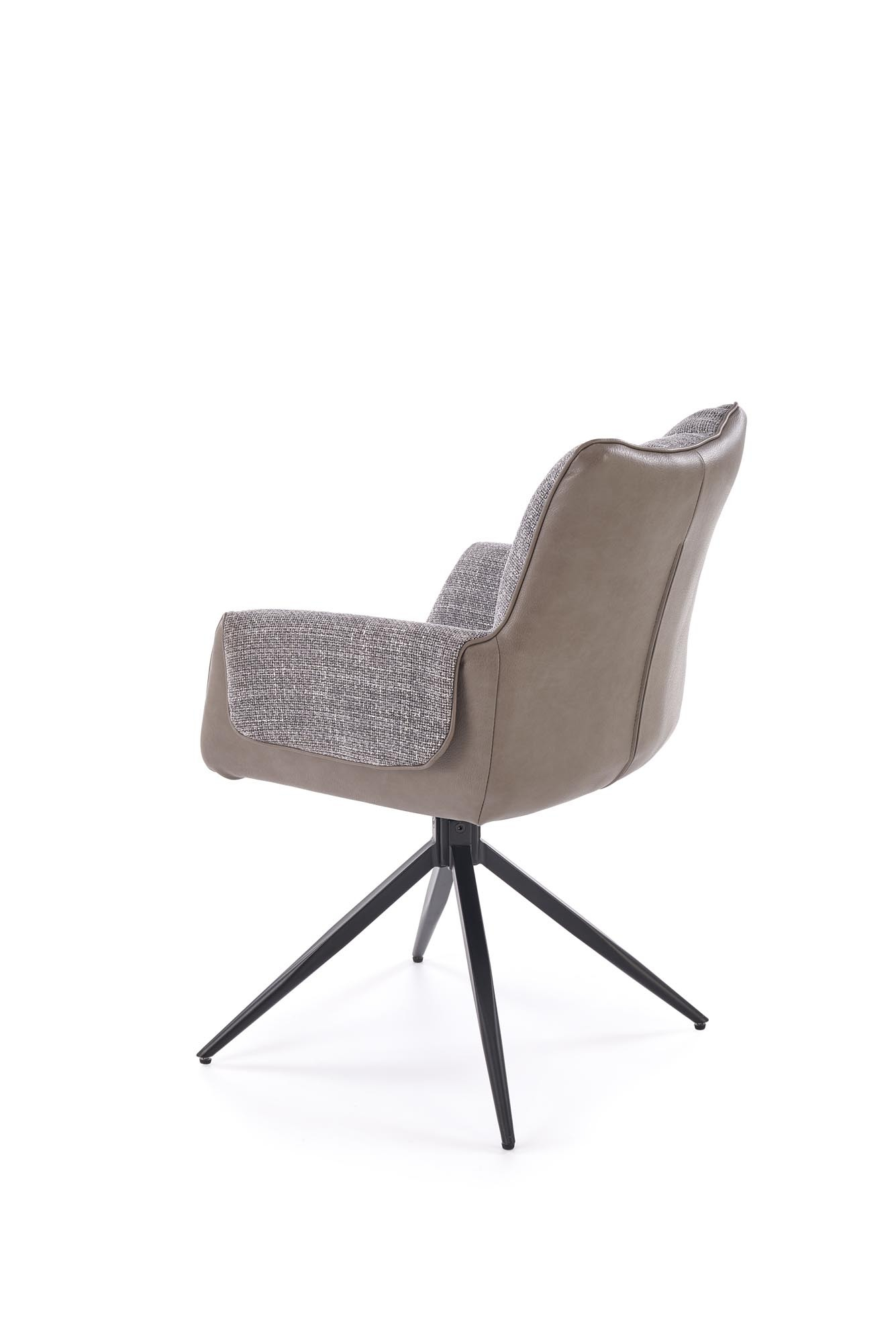 K579 krzesło z funkcją obrotu kolor popielaty