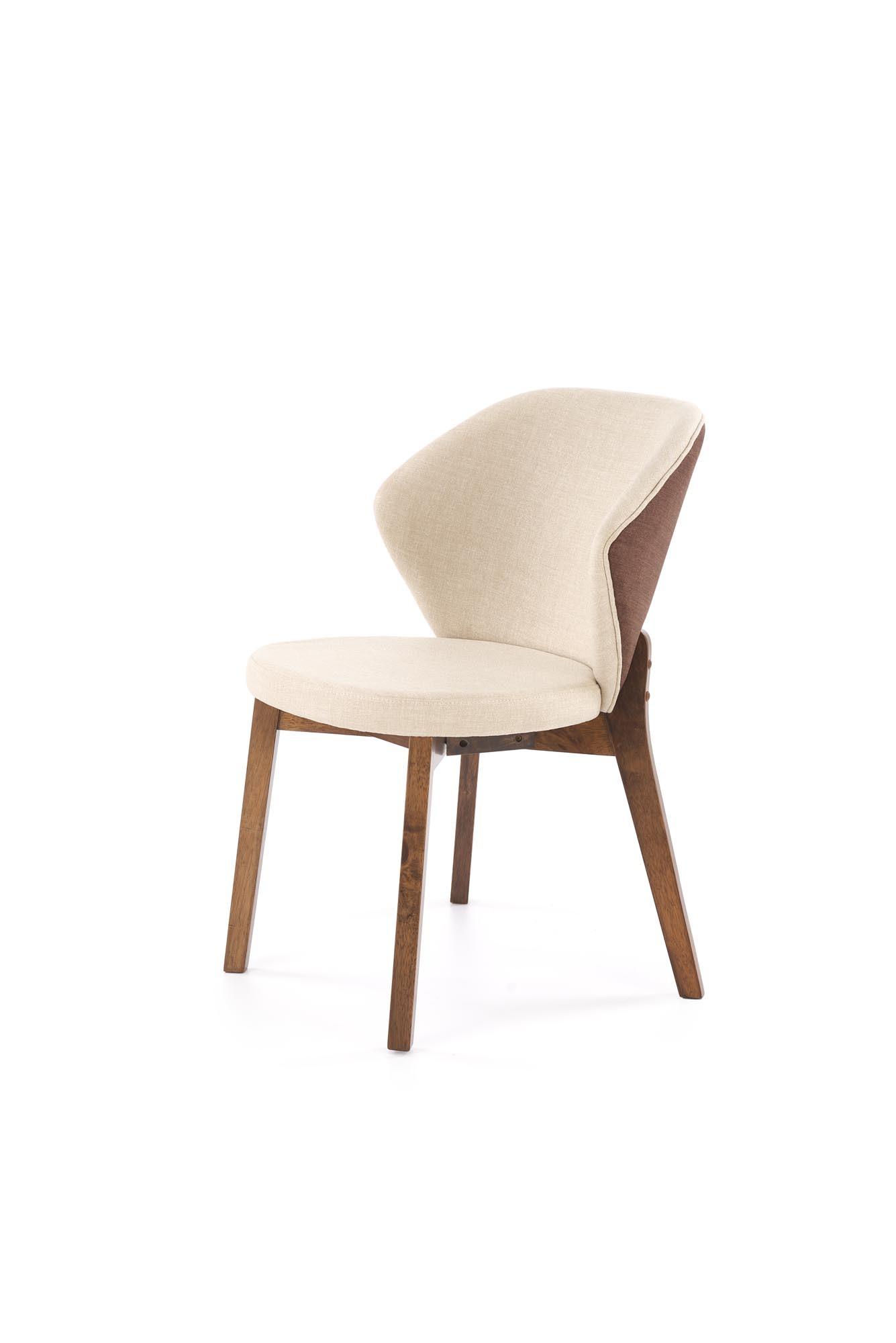 K583 krzesło kolor orzechowy / brązowy / beżowy