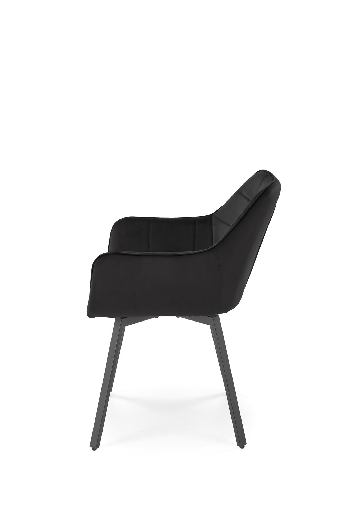 K588 krzesło z funkcją obrotu kolor czarny