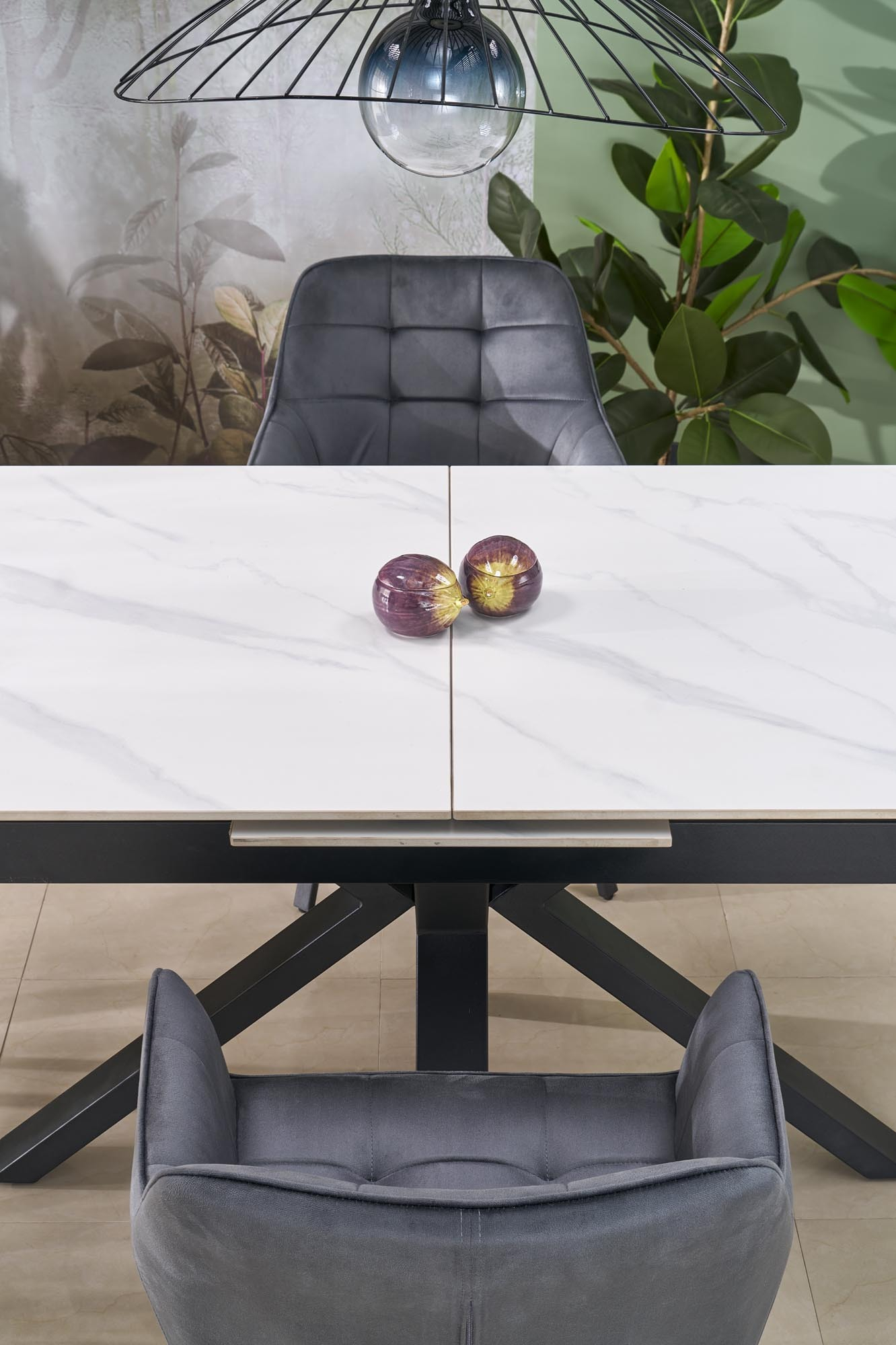 K588 krzesło z funkcją obrotu kolor popielaty