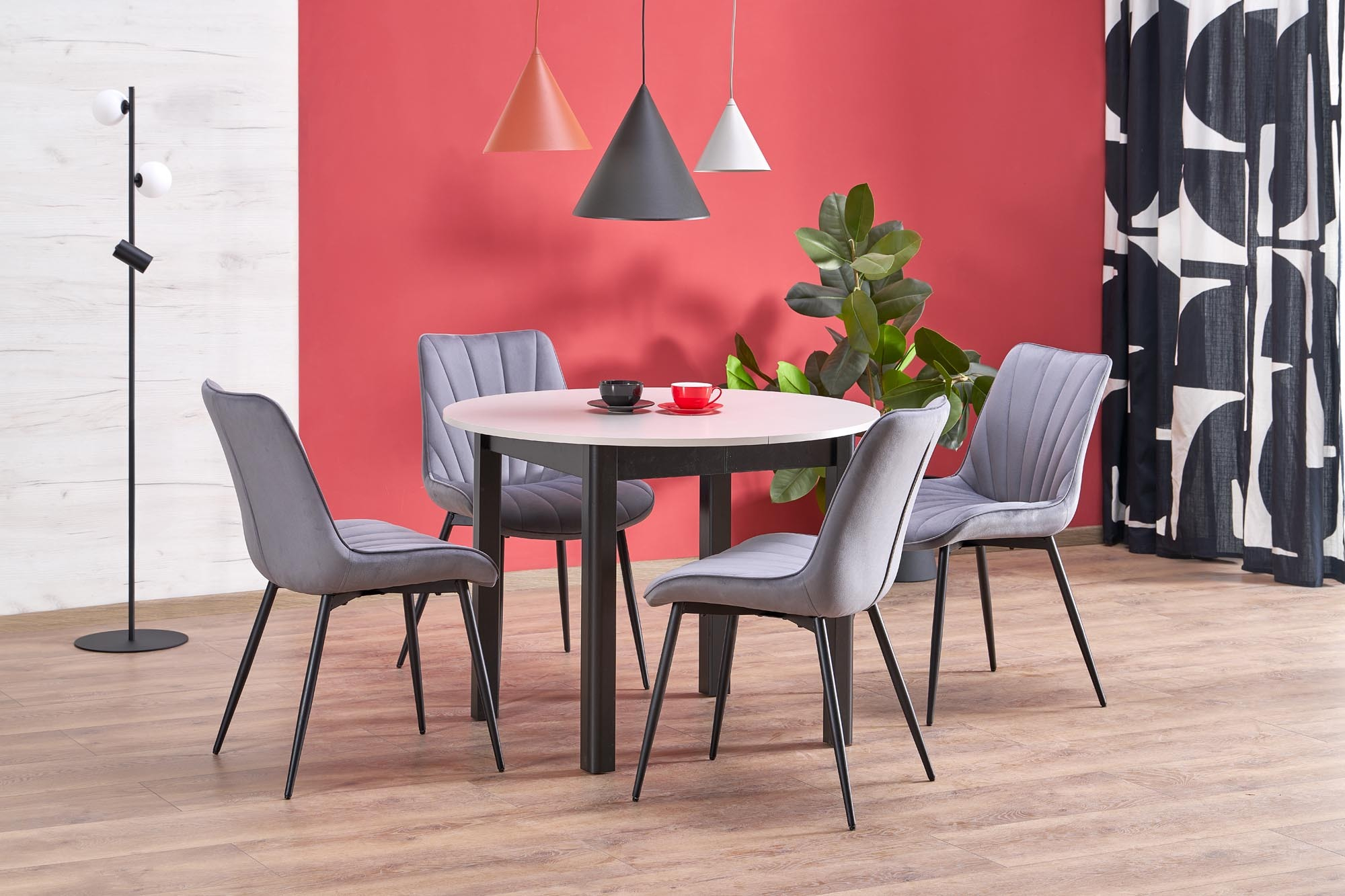 K589 krzesło kolor popielaty