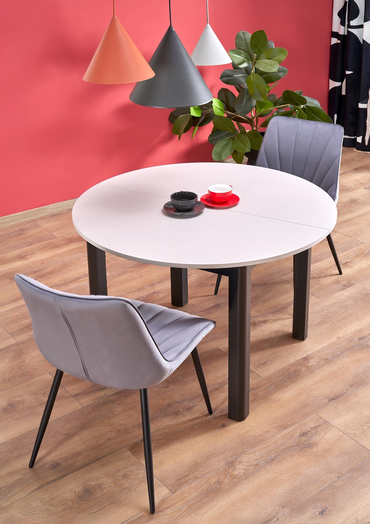 K589 krzesło kolor popielaty