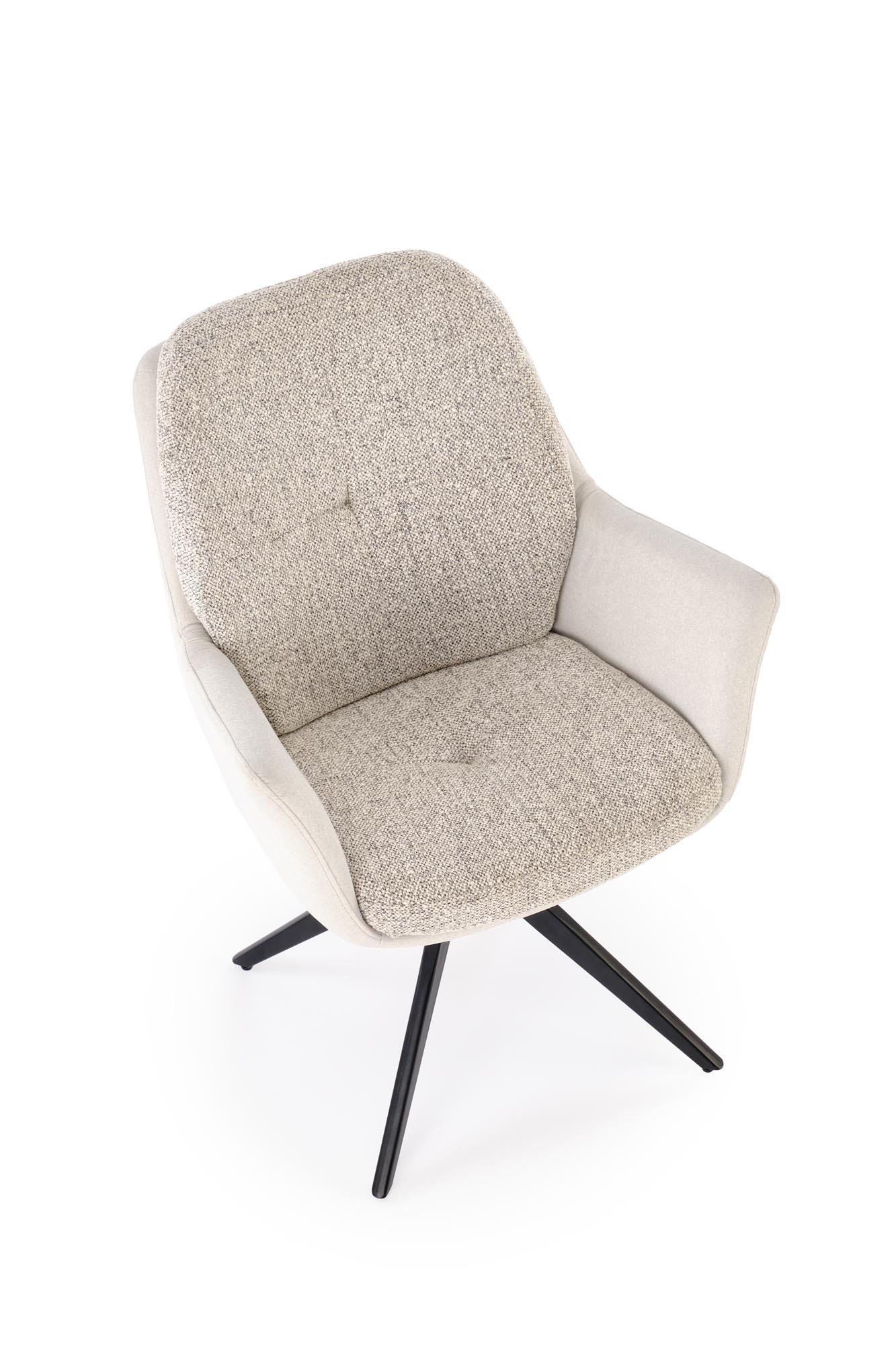 K591 krzesło obrotowe kolor jasny popiel