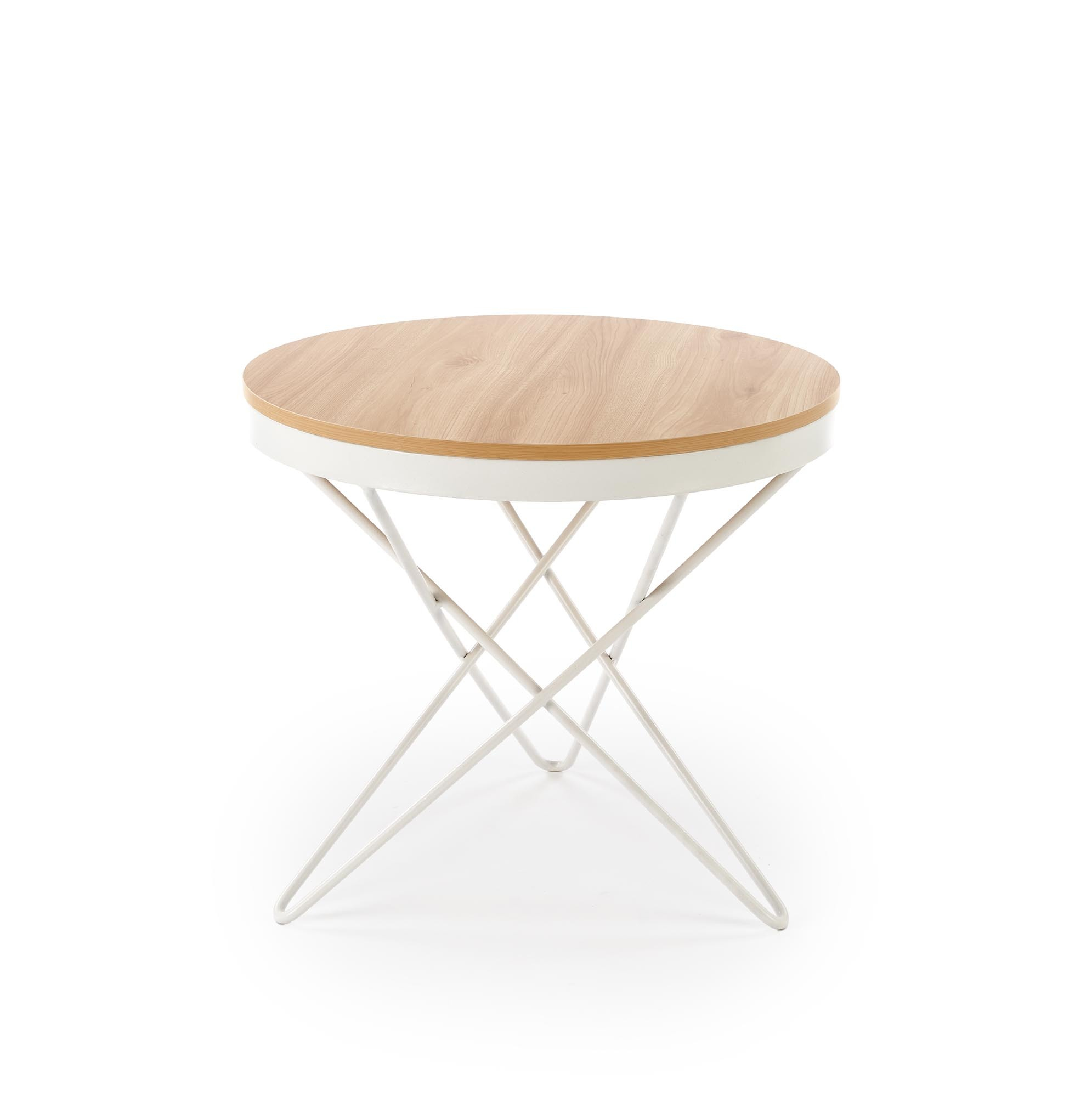 LEILA ława, naturalny / biały