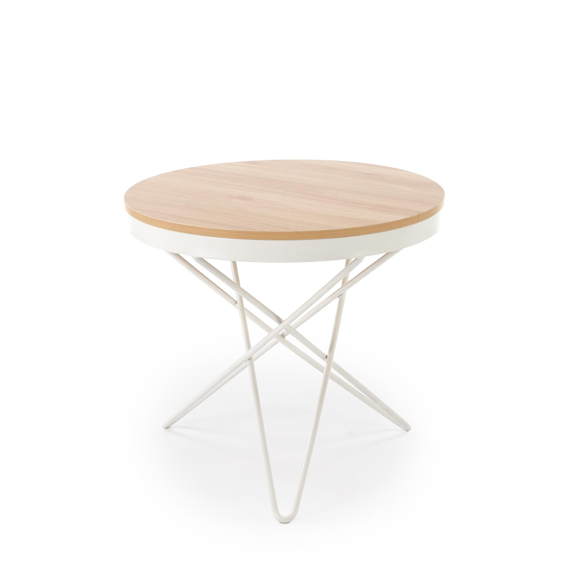 LEILA ława, naturalny / biały