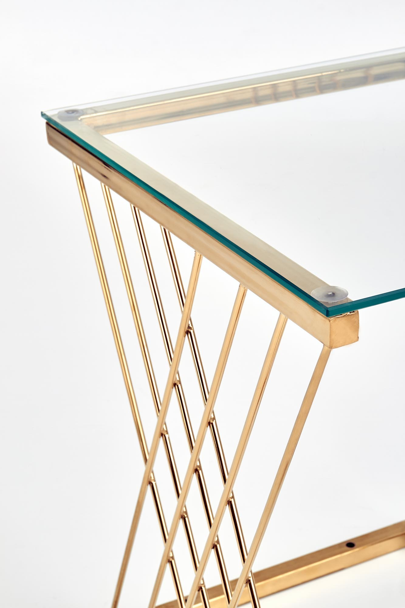 NANCY ława złoty / transparentny