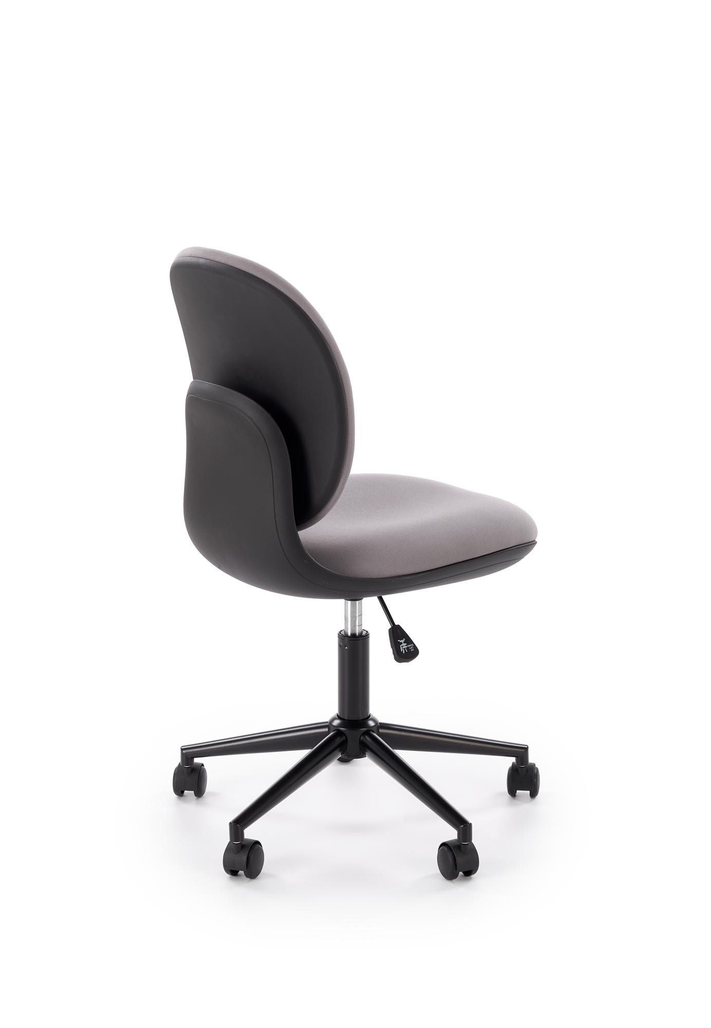 ORION  fotel młodzieżowy, czarny - popielaty