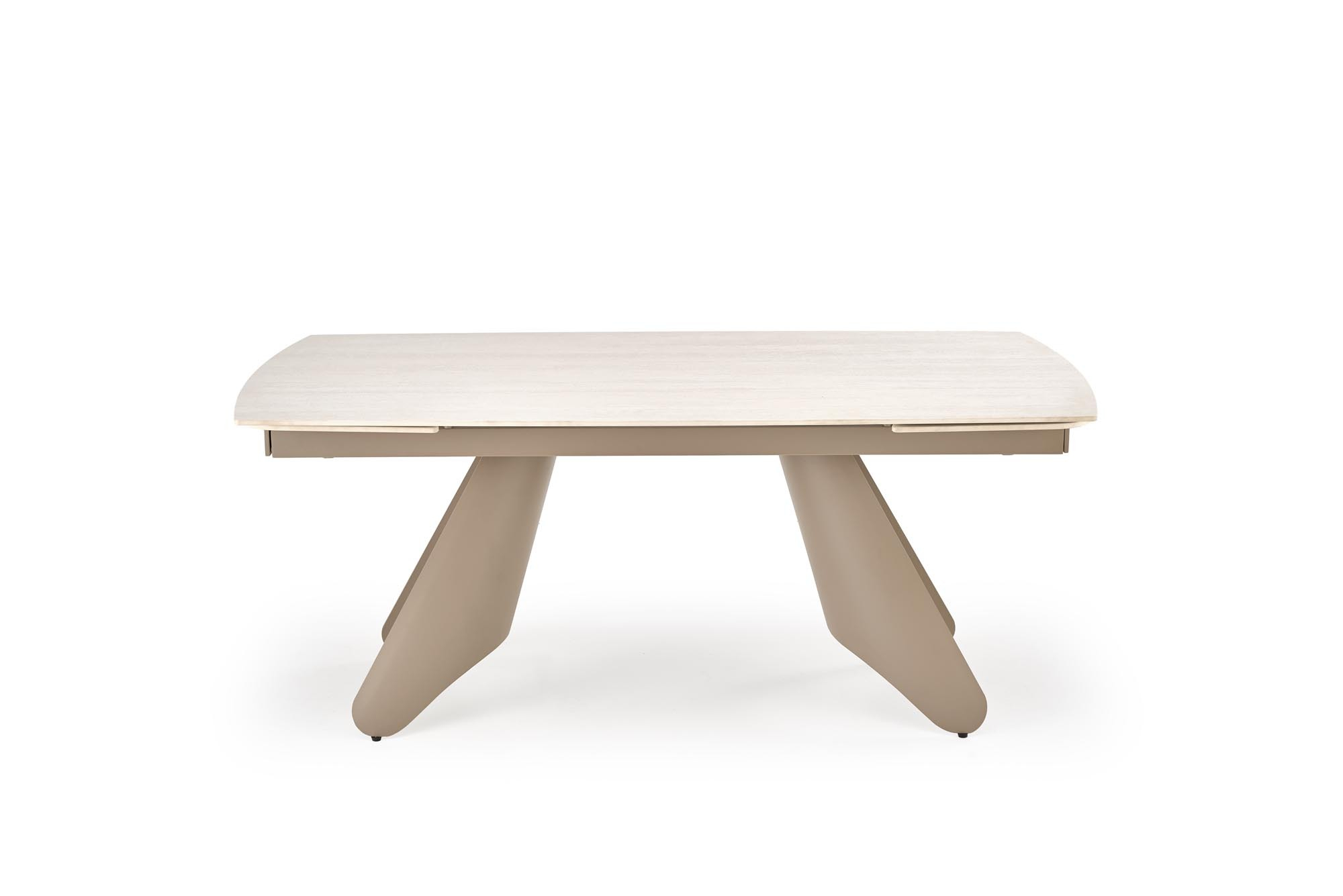 SALIX stół rozkładany 180-260/90/76 cm, trawertyn / kaszmir