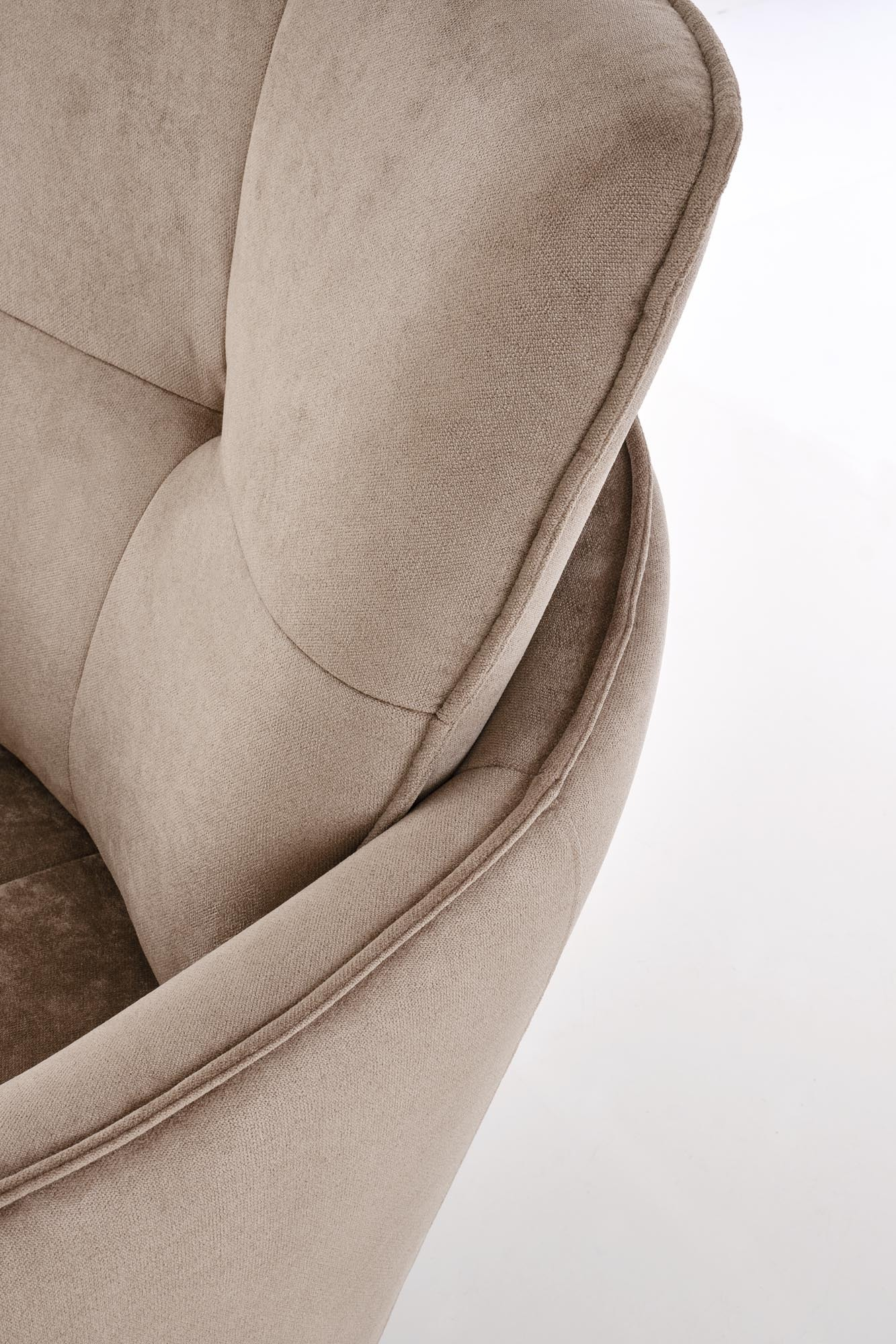 SCAMPI fotel obrotowy wypoczynkowy, cappuccino