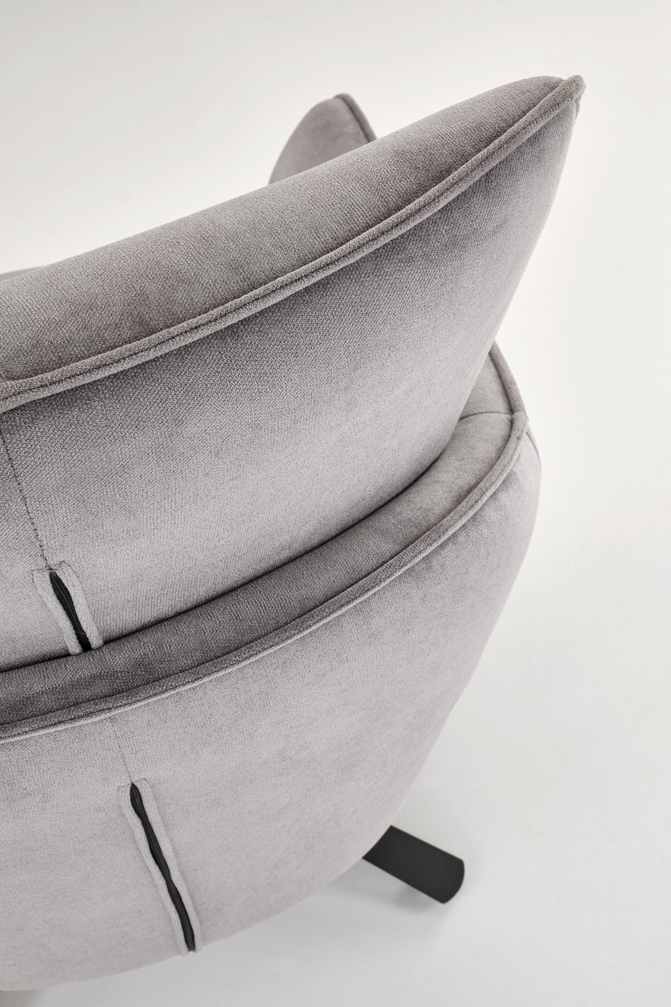 SCAMPI fotel obrotowy wypoczynkowy, popielaty